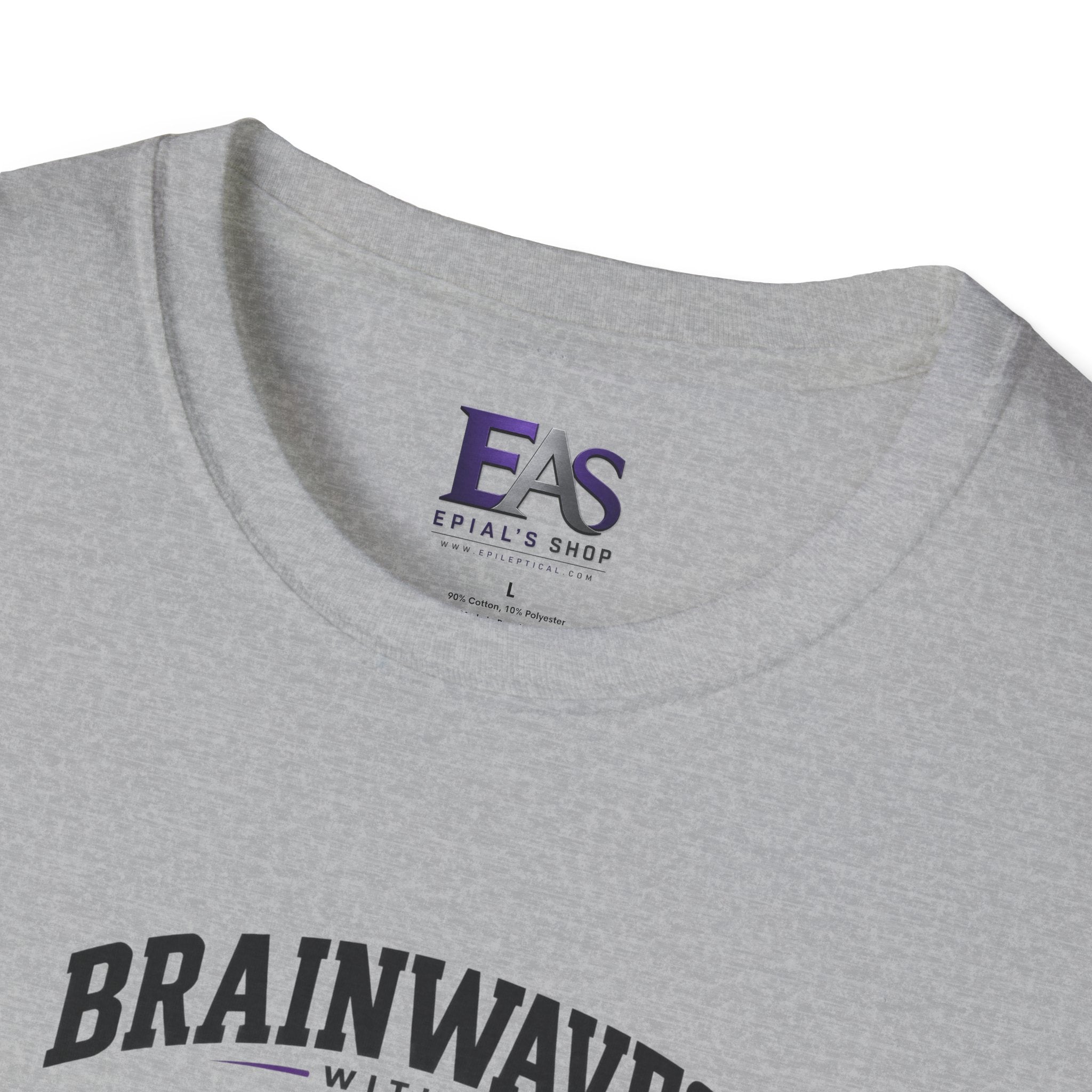 Brainwaves With Main Character Energy Epilepsy Awareness T-Shirt
