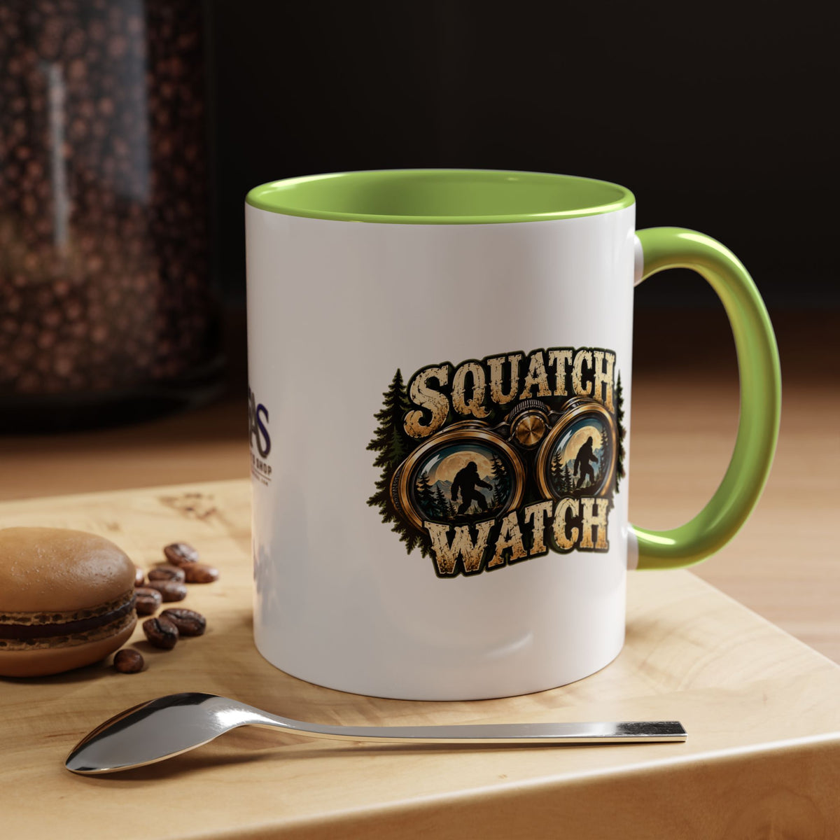 Squatch Watch Bigfoot Mug | Two-Tone Sasquatch Coffee Cup (11oz/15oz)