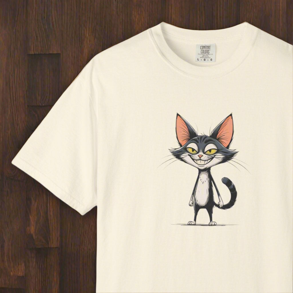 Smiling Cat Unisex T-Shirt | Funny Cat Tee