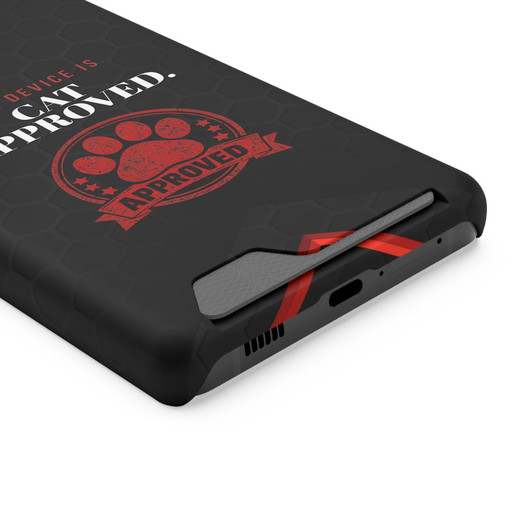 This Device Is Cat Approved Samsung Galaxy Case – Paw Stamp Design