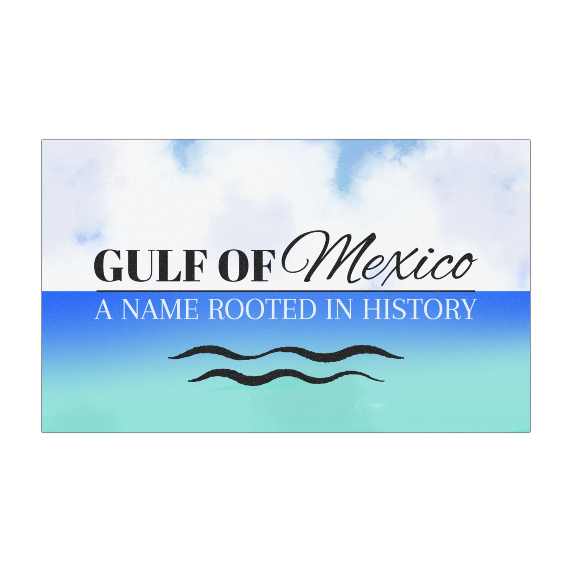 Gulf of Mexico A Name Rooted in History Car Magnet