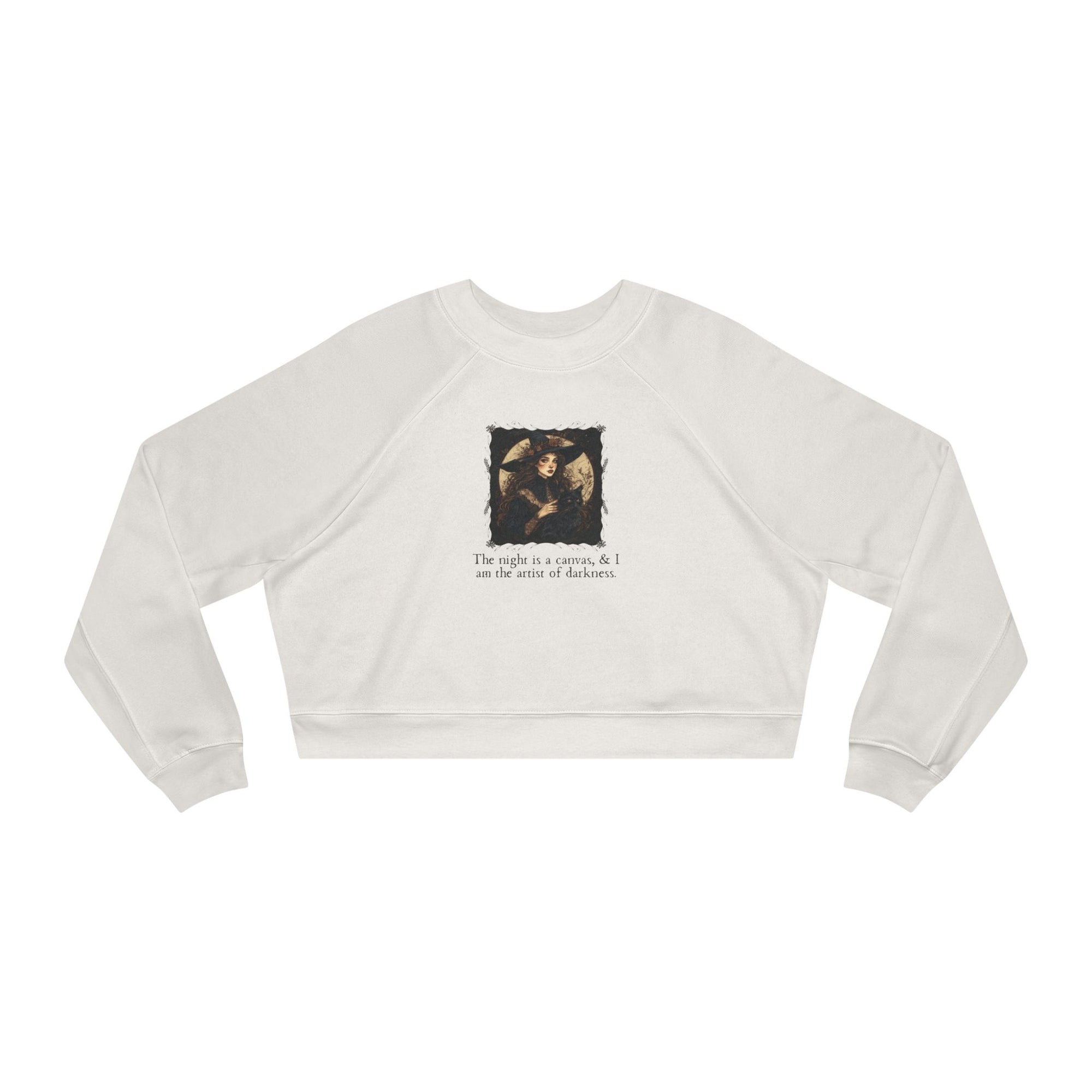 Artist of Darkness Women's Cropped Fleece Pullover