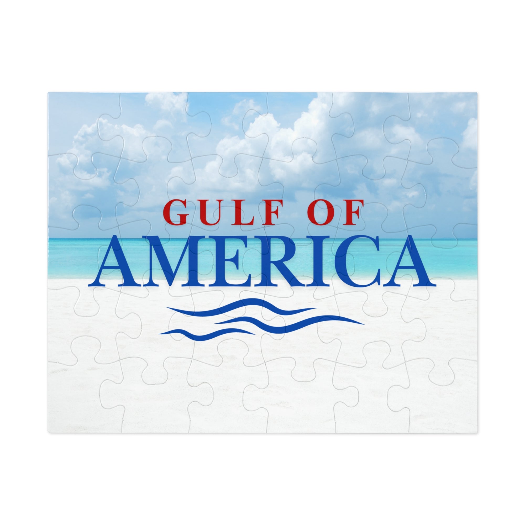 American Gulf Jigsaw Puzzle with Tin