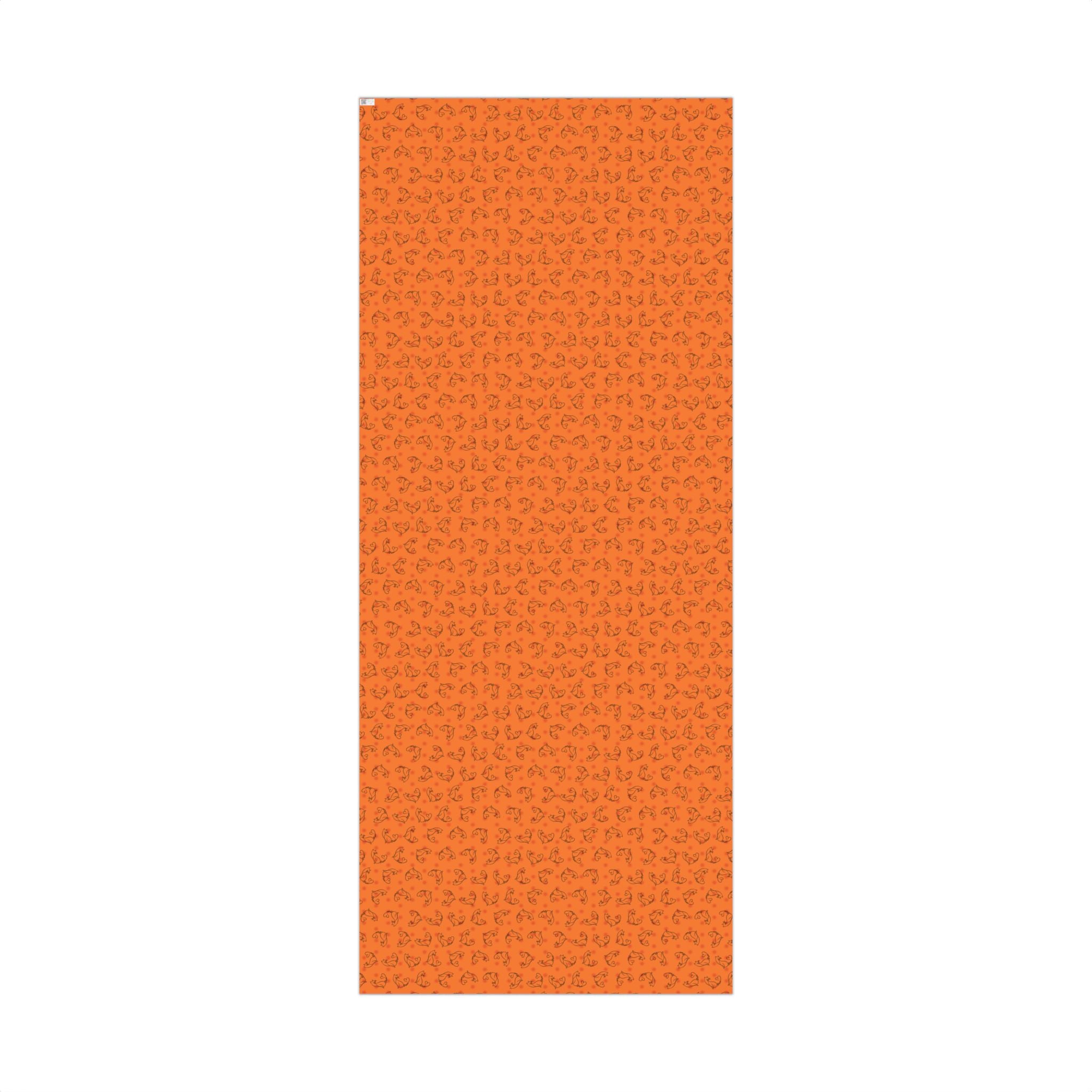 Purr Pattern All-Occasion Gift Wrap – Cat Line Art Wrapping Paper