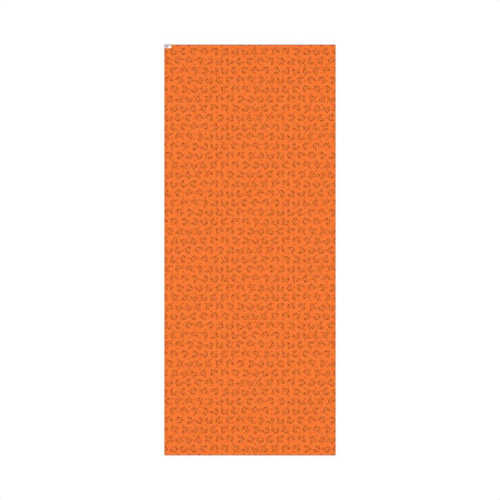 Purr Pattern All-Occasion Gift Wrap – Cat Line Art Wrapping Paper