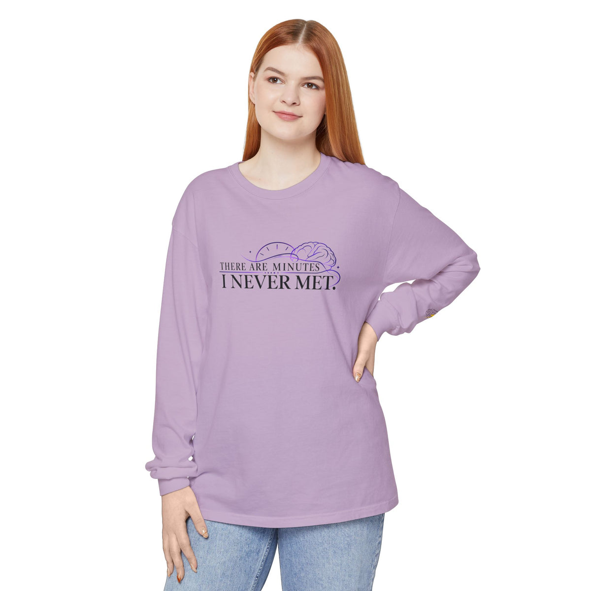There Are Minutes I Never Met Long Sleeve Shirt | Subtle Epilepsy Awareness Tee