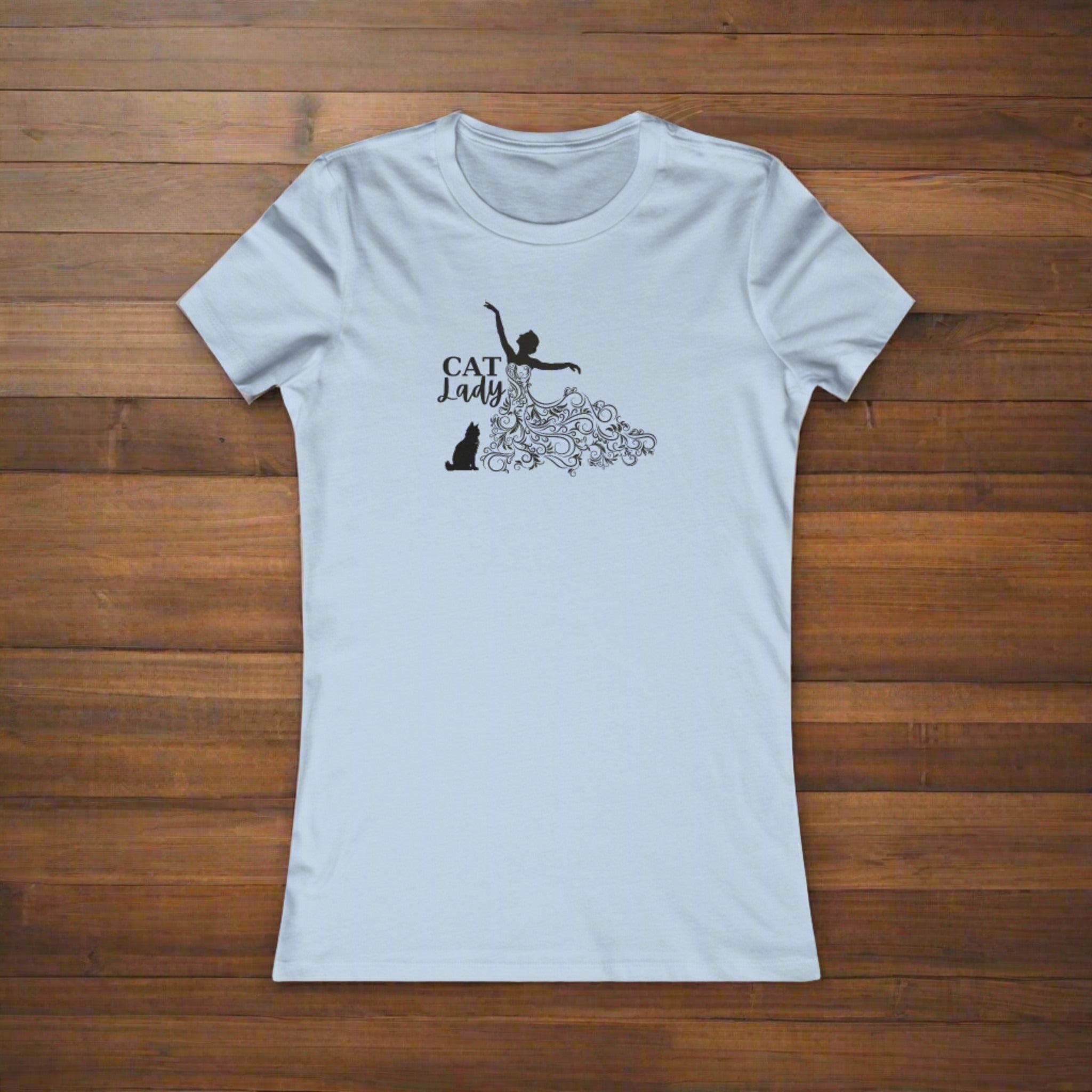 Swirly Cat Lady Women's Favorite Tee - EpiAl's Shop