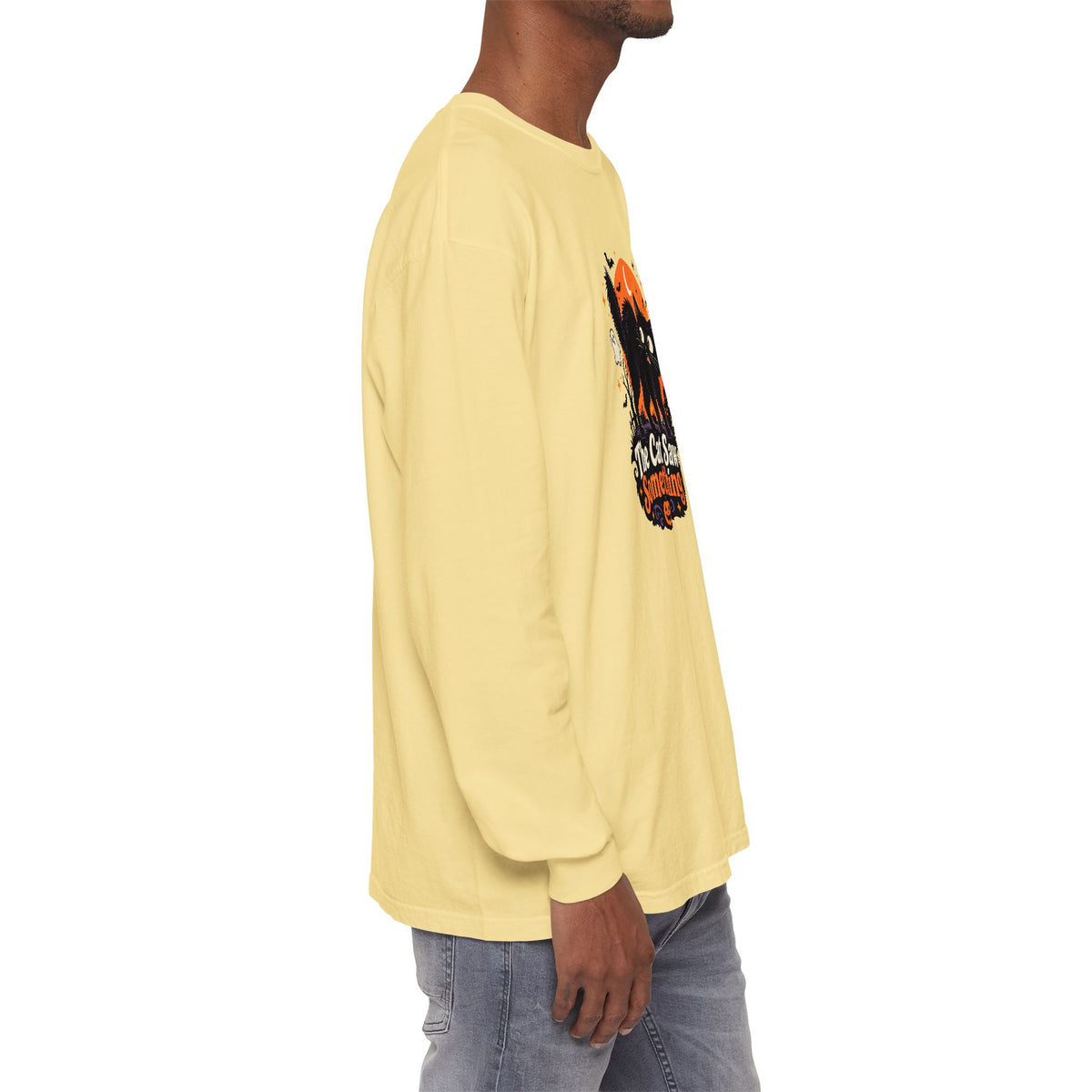 The Cat Saw Something Halloween Long Sleeve Shirt
