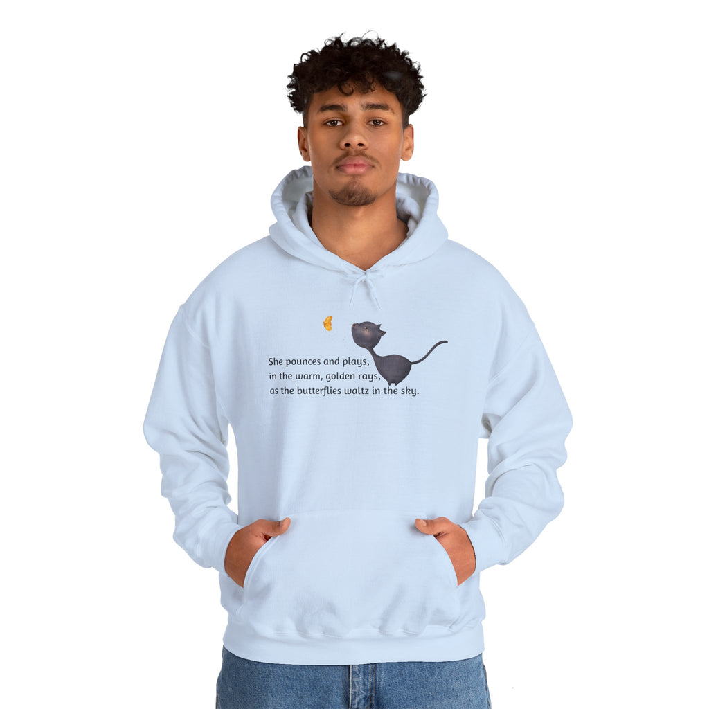 She Pounces & Plays Unisex Heavy Blend™ Hooded Sweatshirt
