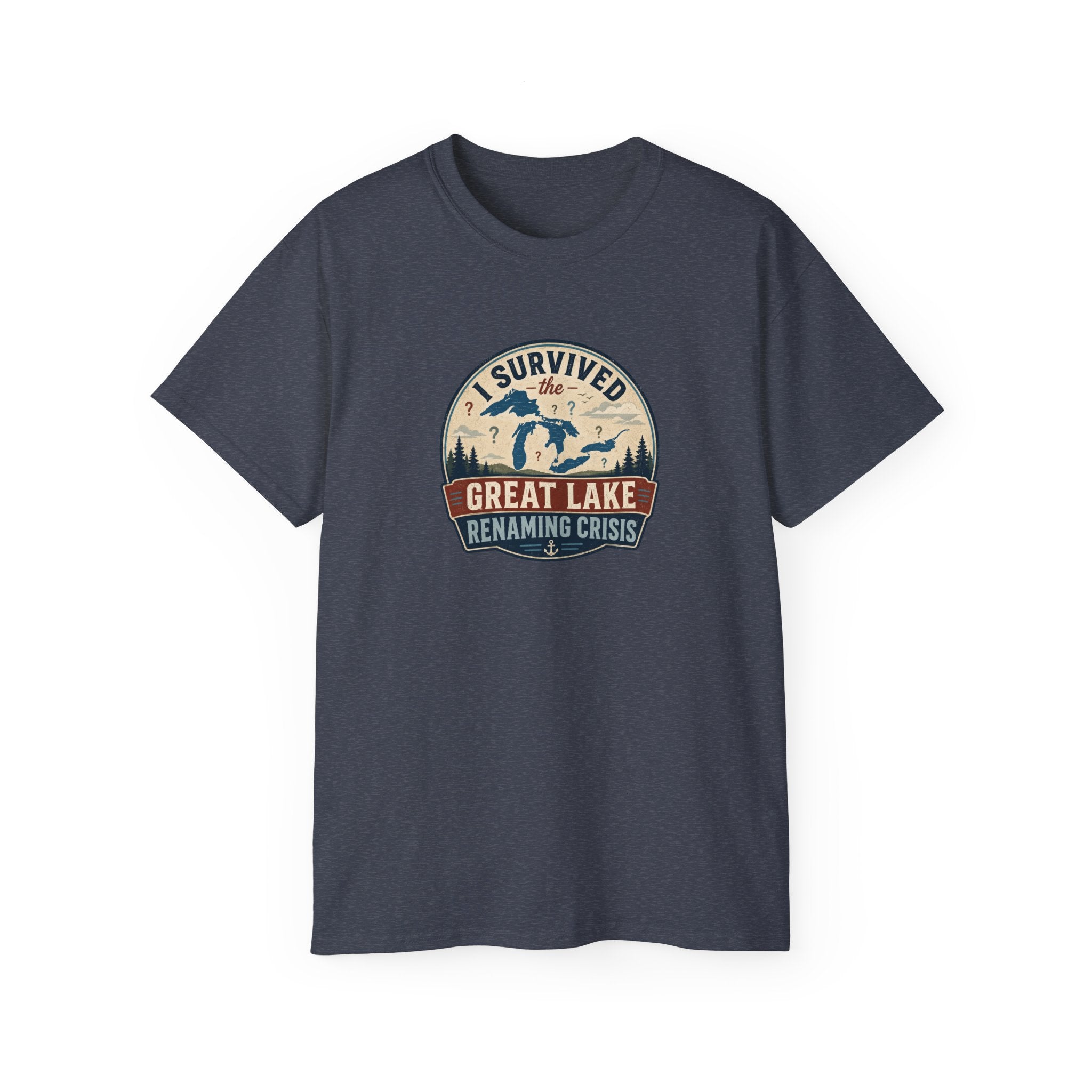 I Survived the Great Lake Renaming Crisis T-Shirt | Lake Ontario vs. Lake America Tee