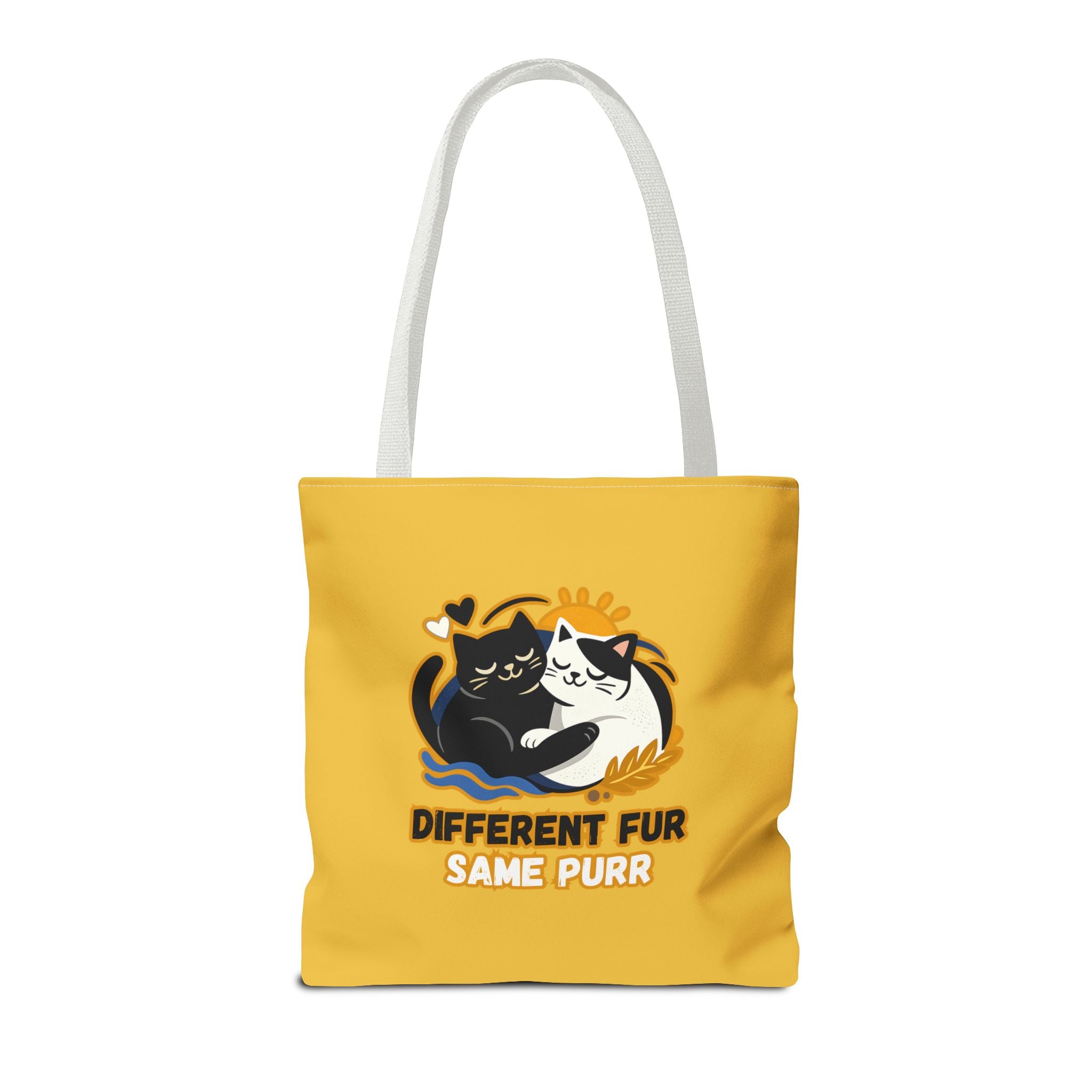 Different Fur, Same Purr Cat Tote Bag – Cozy Friendship Market Bag