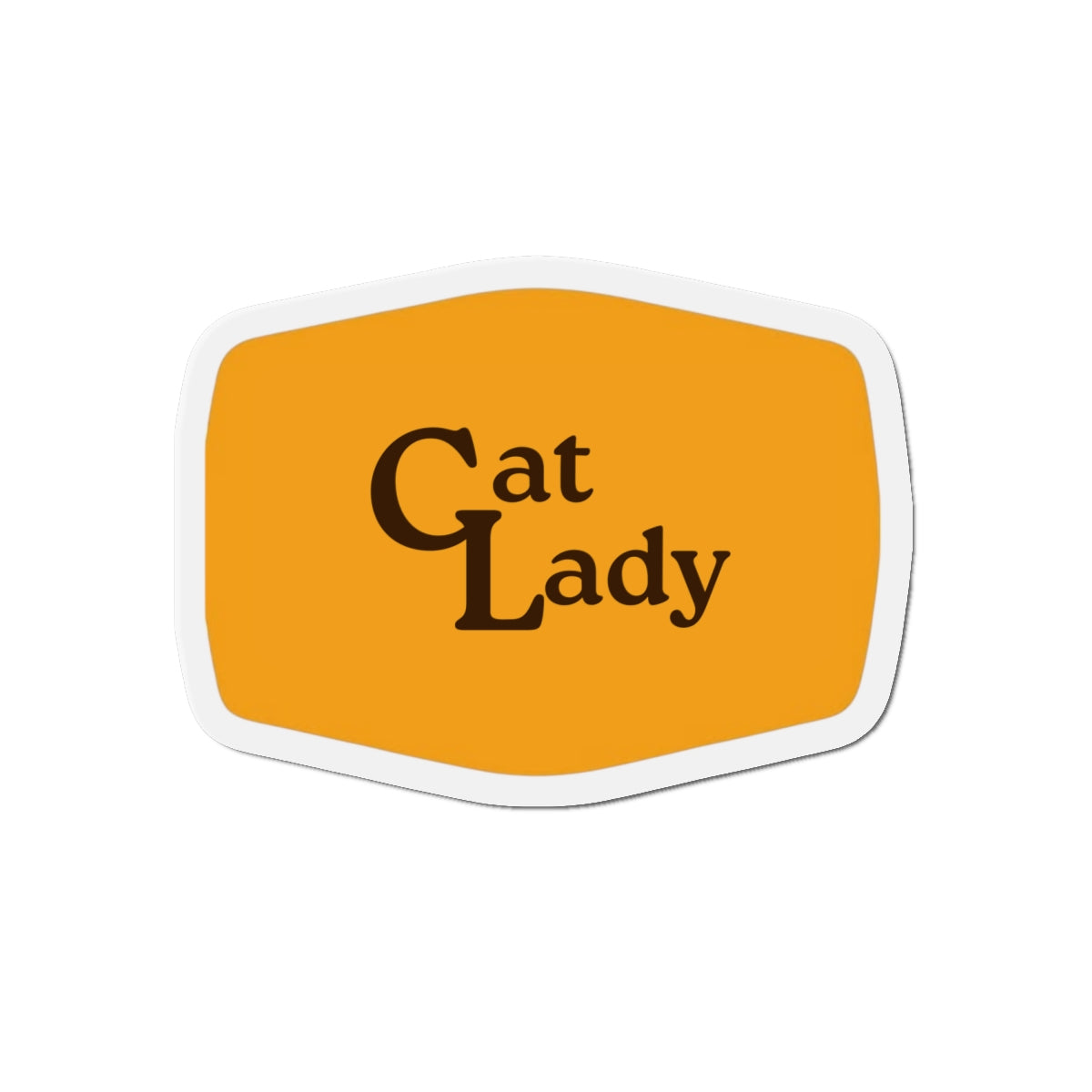 Cat Lady Cracker Barrel Style Die-Cut Magnets
