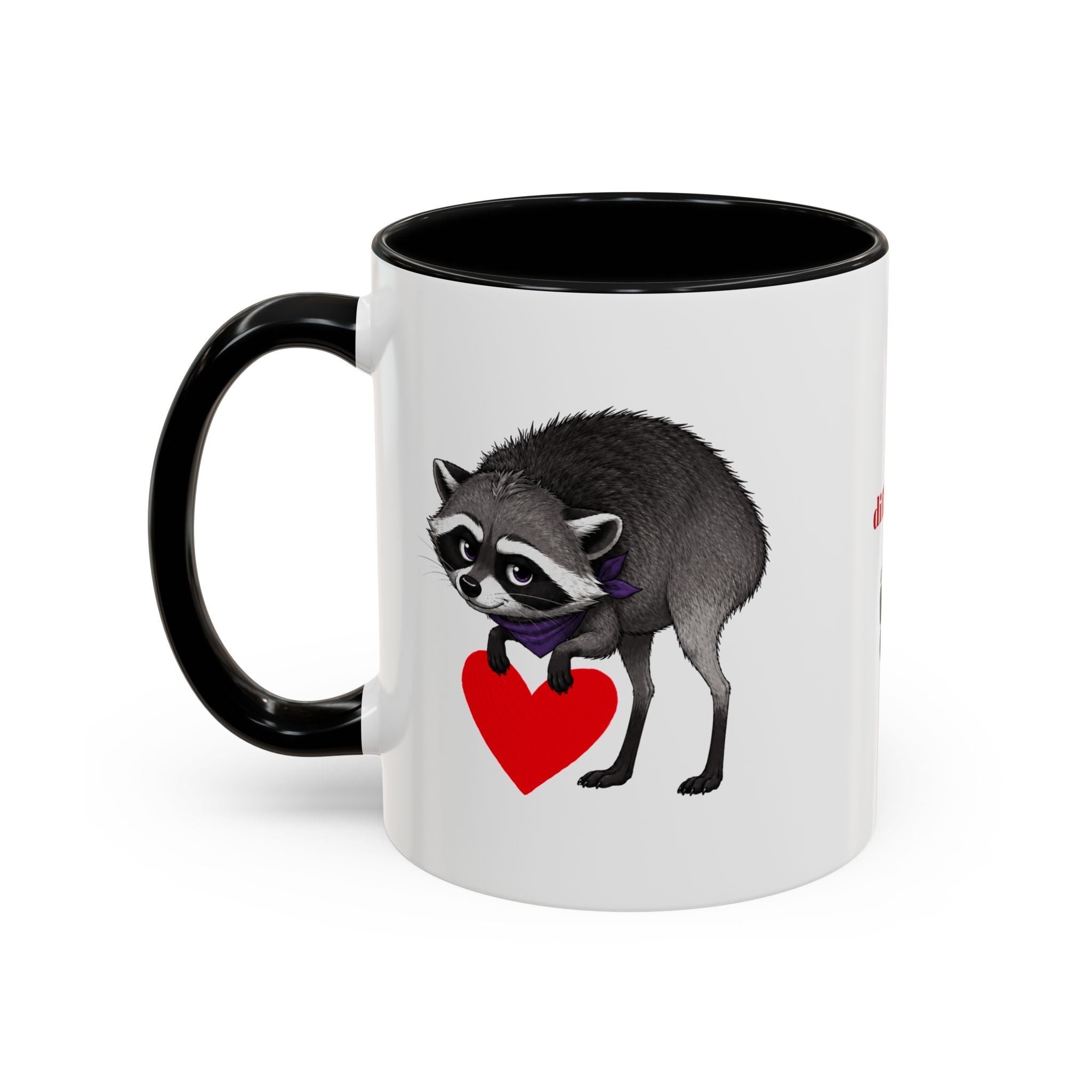 Jimothy “Be Different” Raccoon Mug