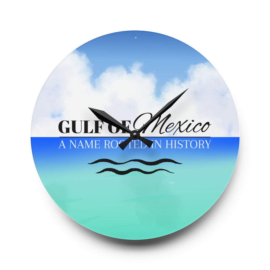 Gulf of Mexico Acrylic Wall Clock