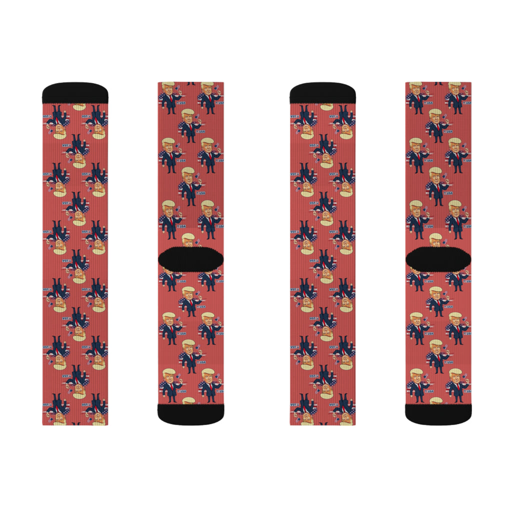 Fun Political Design Socks - Perfect for Casual Wear and Gifts