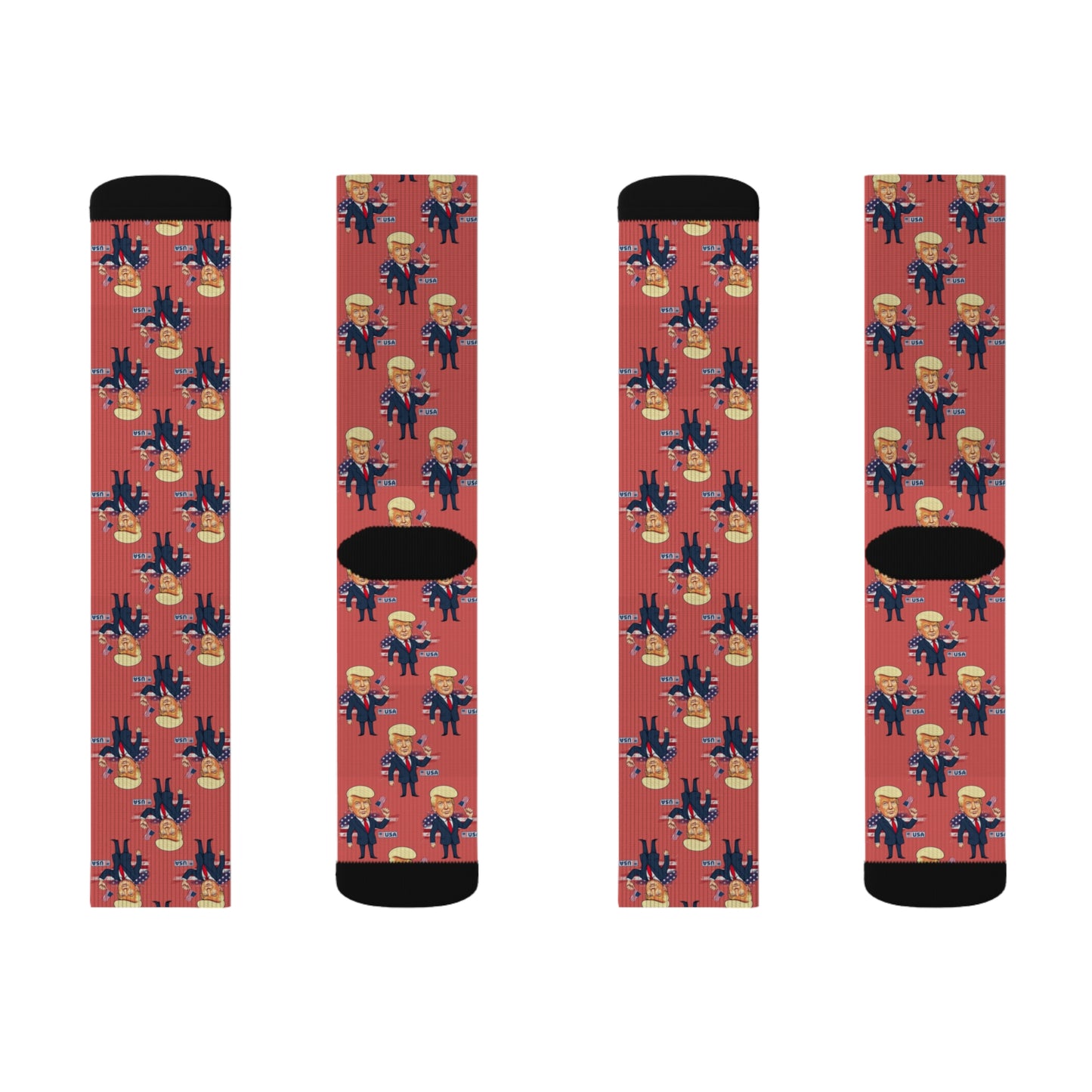 Fun Political Design Socks - Perfect for Casual Wear and Gifts
