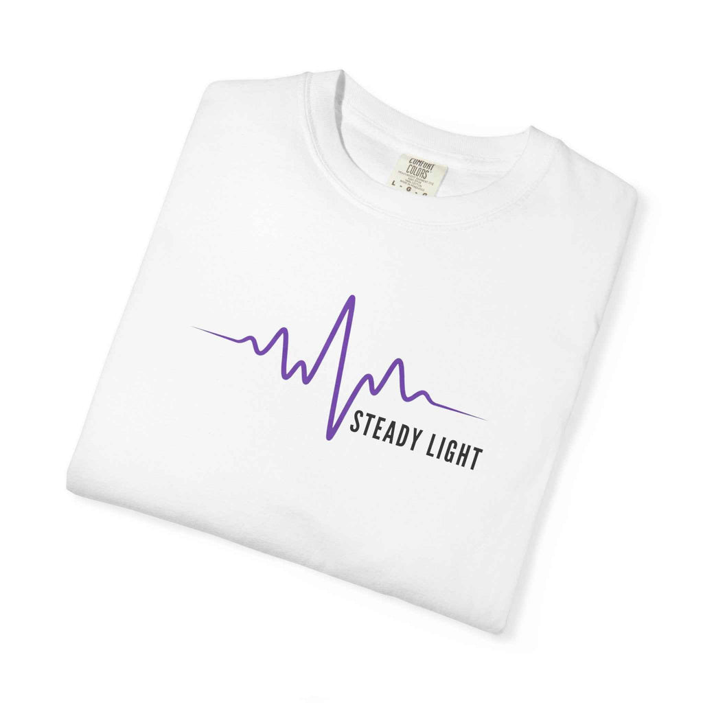 Steady Light EEG Wave T-Shirt – Minimal Epilepsy Awareness Graphic Tee