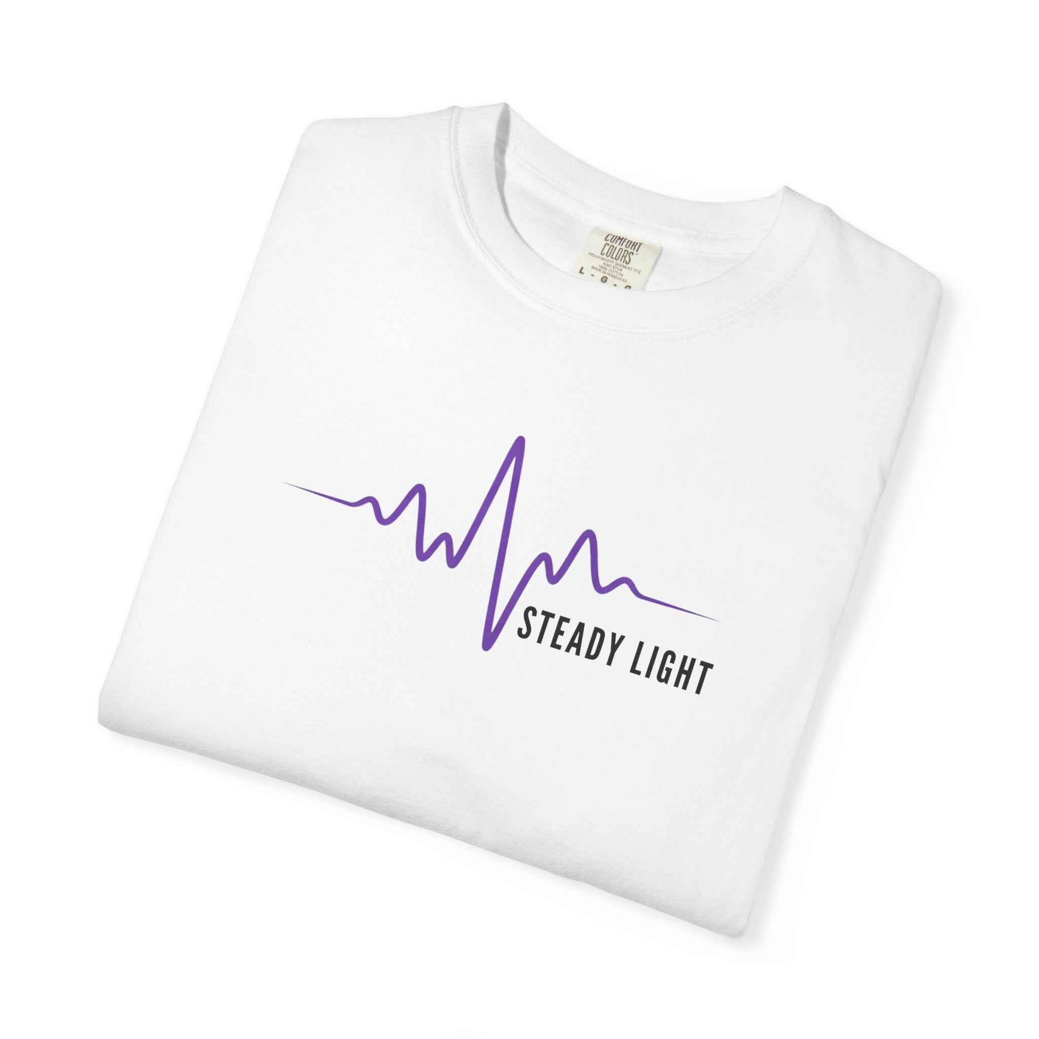 Steady Light EEG Wave T-Shirt – Minimal Epilepsy Awareness Graphic Tee