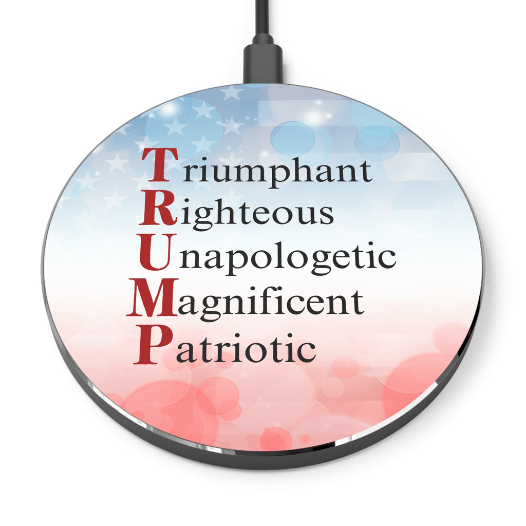 Fast Charging Pad with Pro-Trump Acronym Printify