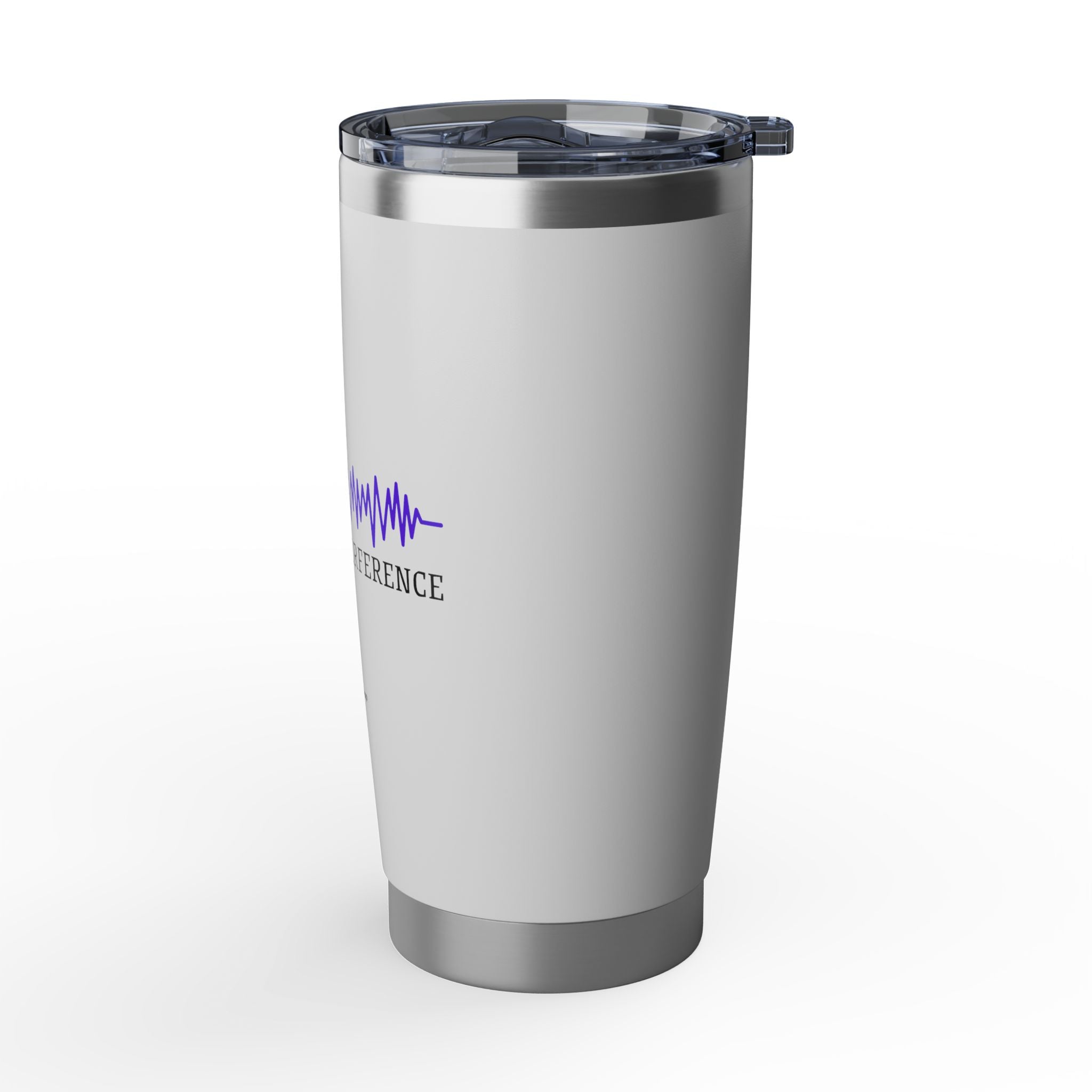 Signal Interference 20oz Stainless Steel Tumbler – Epilepsy Awareness Travel Cup