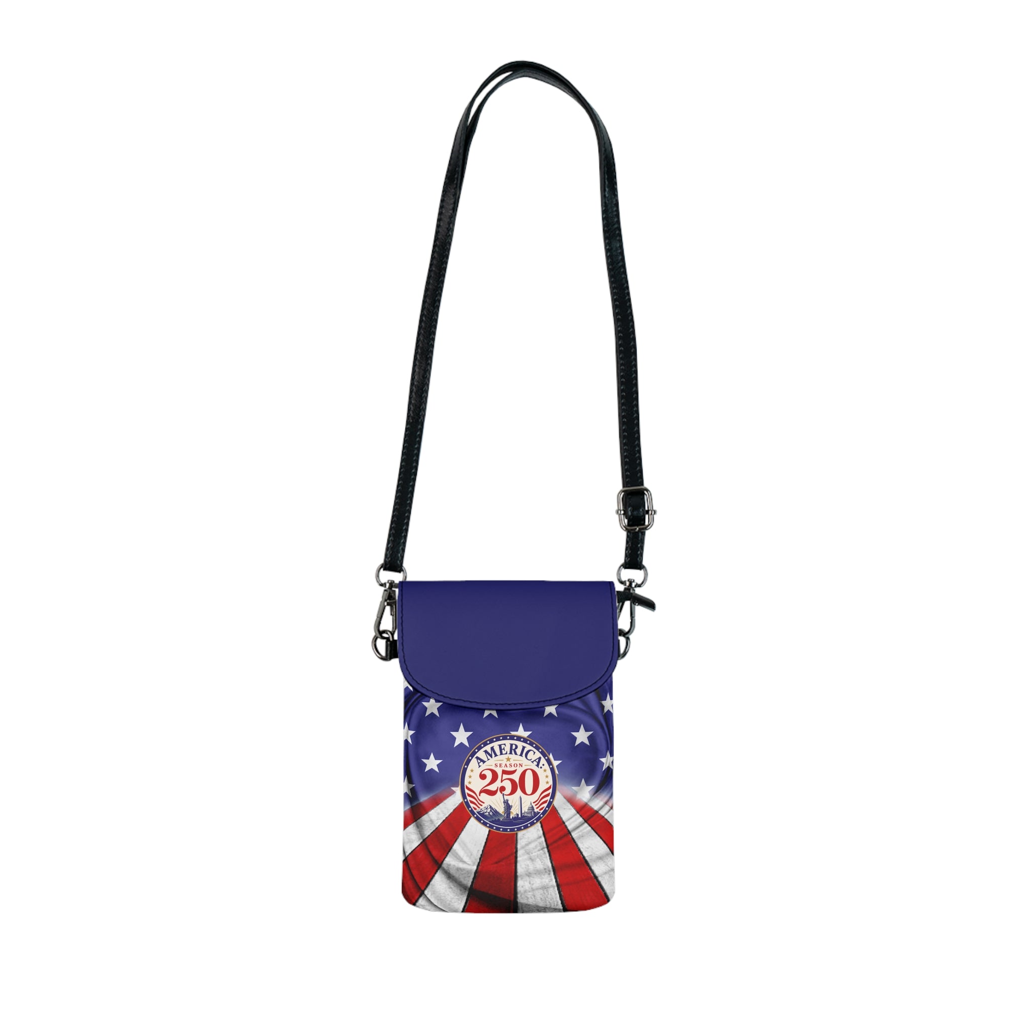 America Season 250 Crossbody Phone Wallet | Patriotic Cell Phone Purse