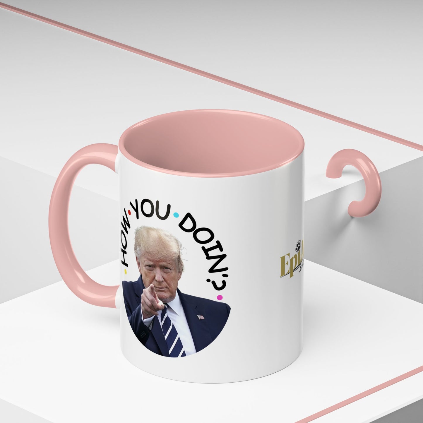 Funny Accent Coffee Mug - "How You Doin'?" - Perfect Gift for Trump Fans