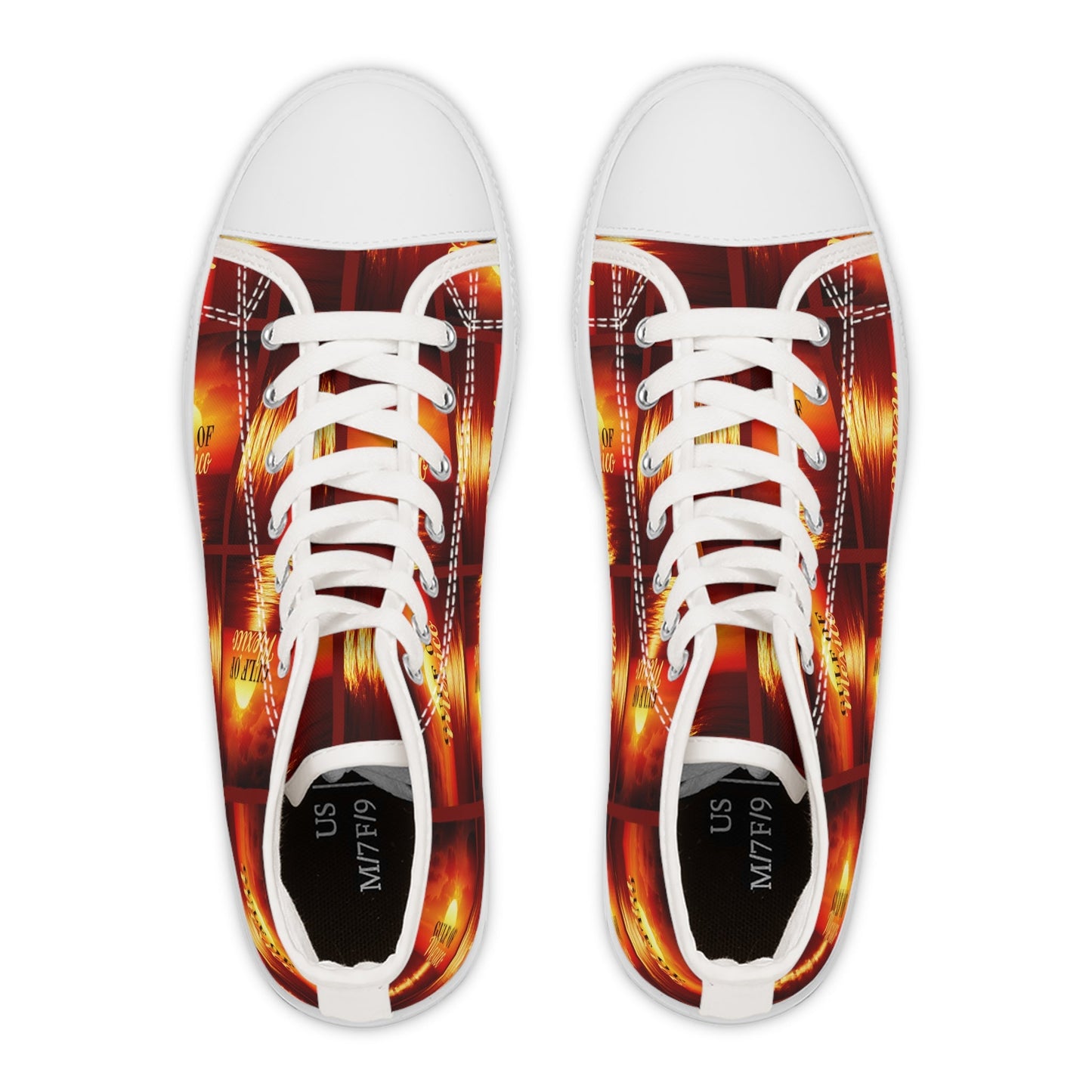 Gulf of Mexico Women's High Top Sneakers - Unique Stylish Footwear Printify