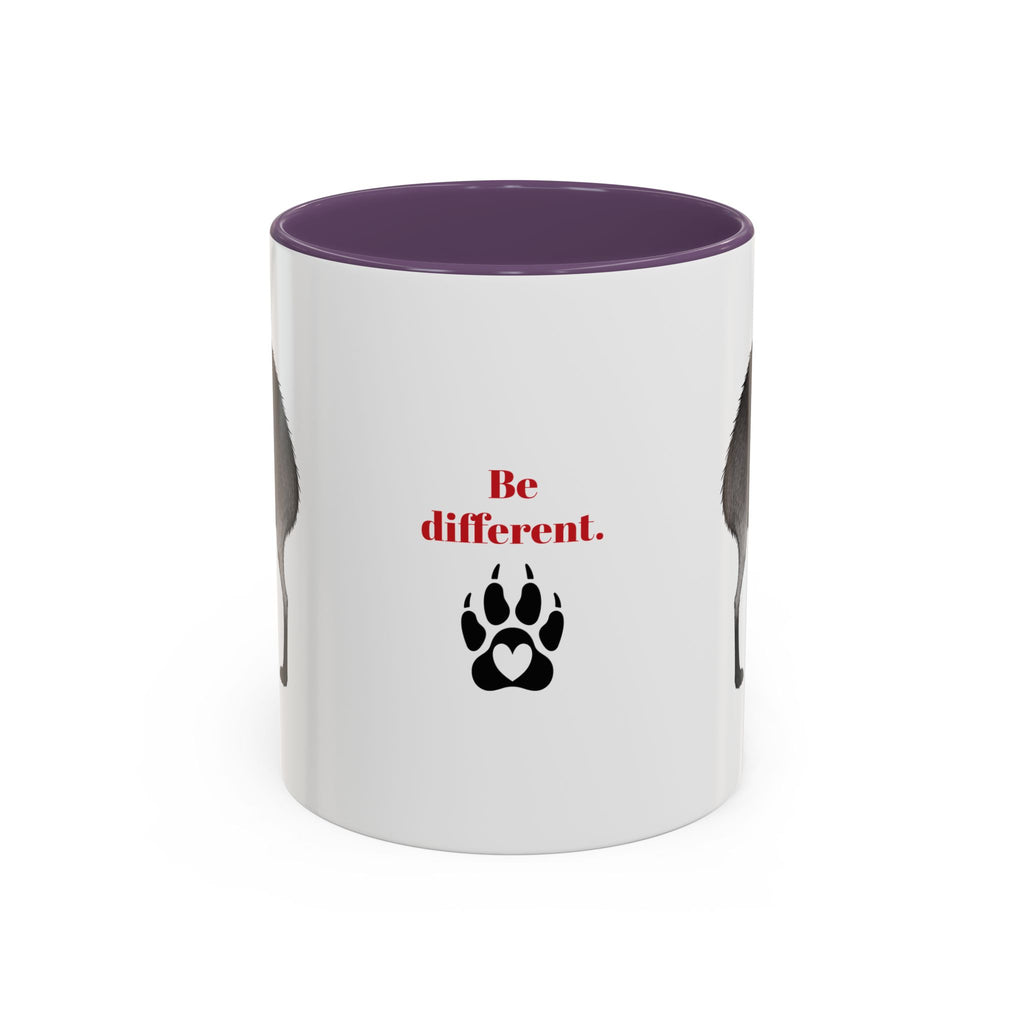 Jimothy “Be Different” Raccoon Mug