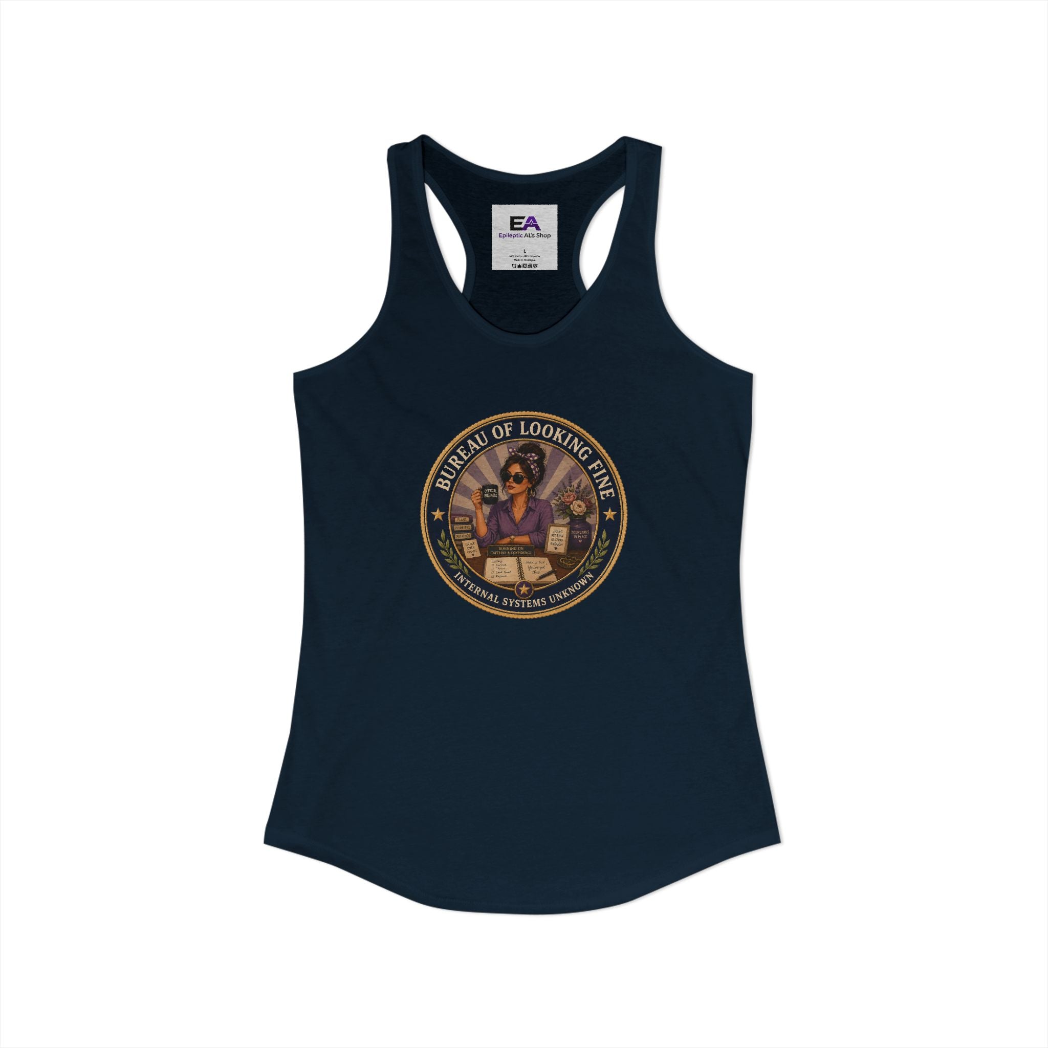 Bureau of Looking Fine Women's Racerback Tank Top – Internal Systems Unknown