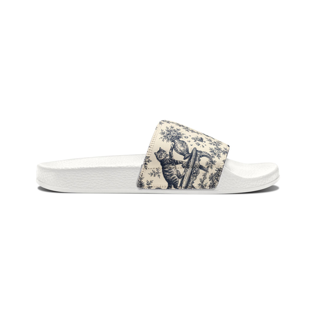 Toile Cats Slide Sandals (Removal Straps)