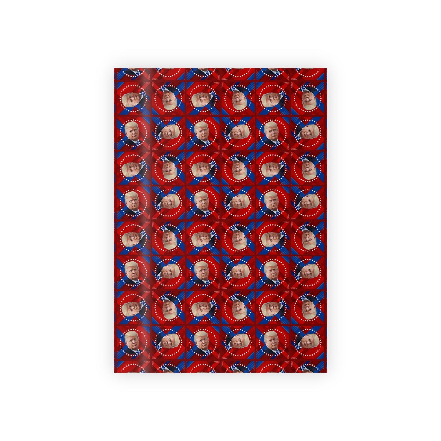 Trump Gift Wrapping Paper Roll - Perfect for Patriotic Celebrations Printify