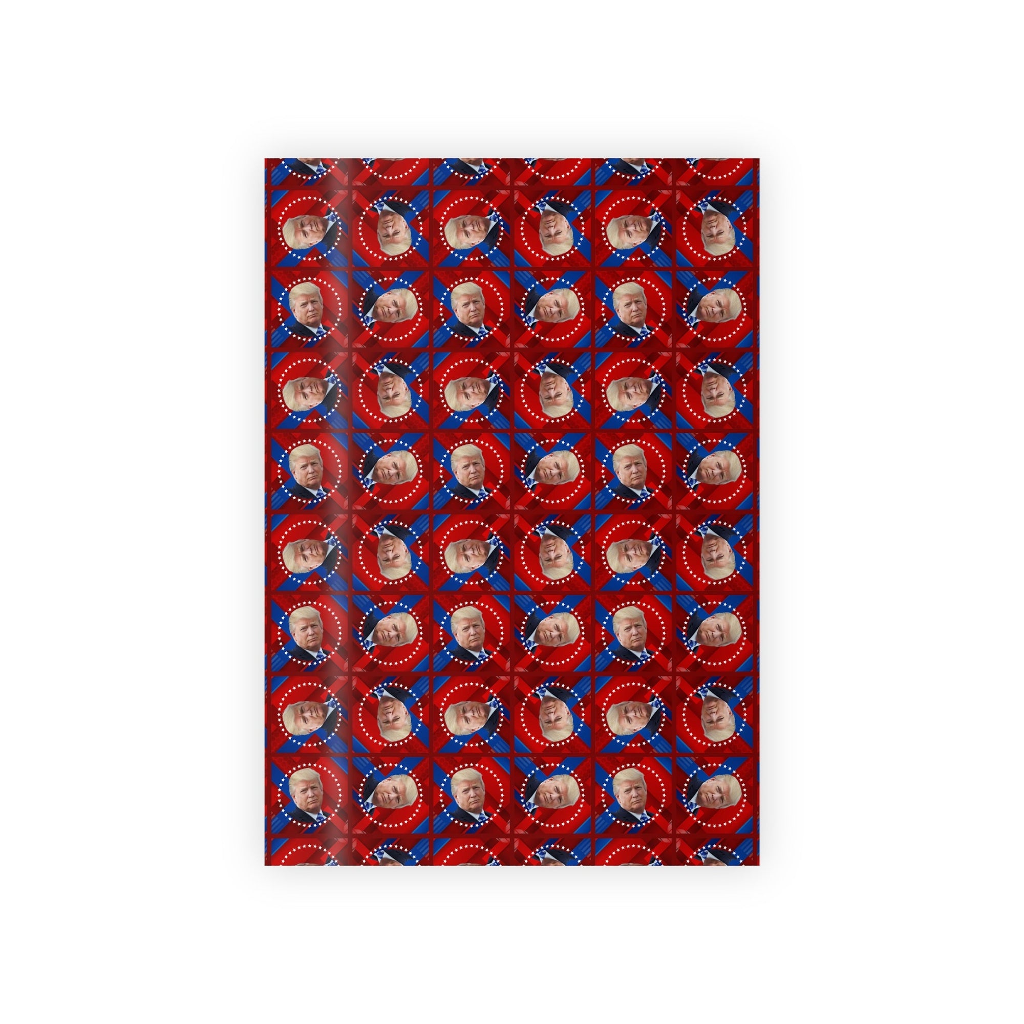 Trump Gift Wrapping Paper Roll - Perfect for Patriotic Celebrations Printify