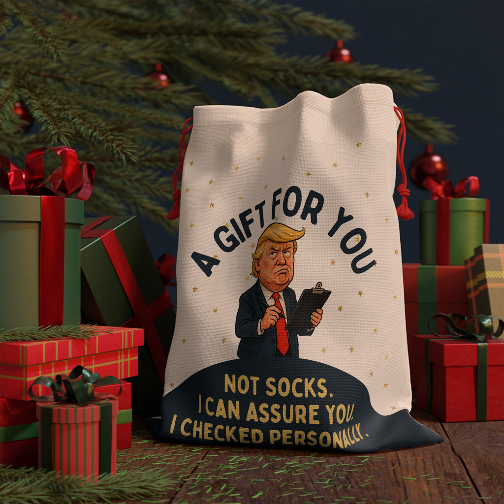 “Not Socks. I Can Assure You.” Gift Bag — Political Parody