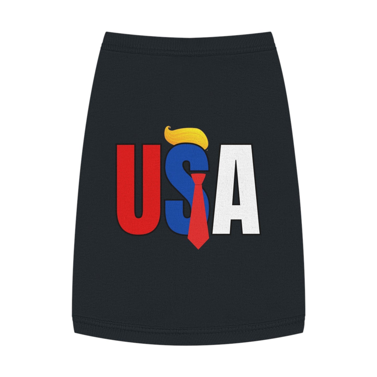 Trump USA Pet Tank Top for Celebrations & Holidays Printify