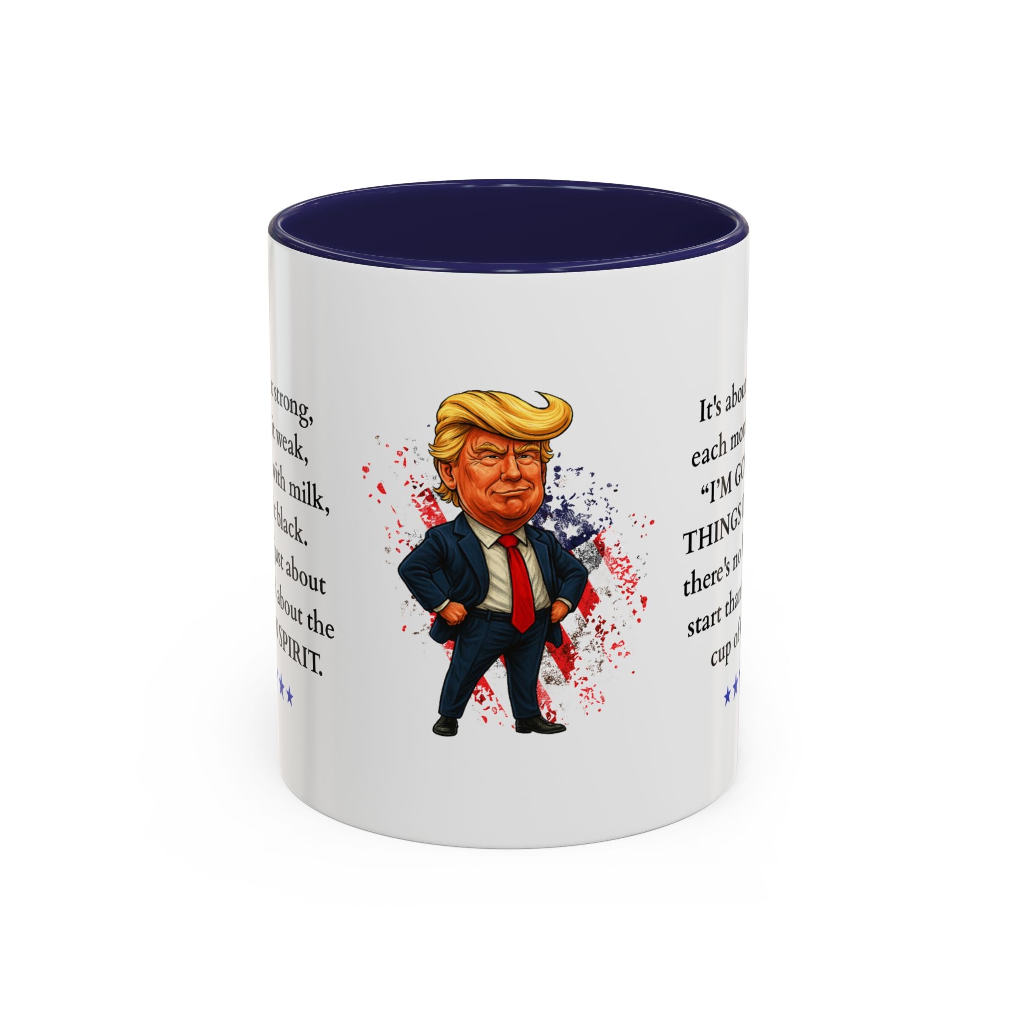 Political Parody Motivational Coffee Mug: Mocha Inspiration