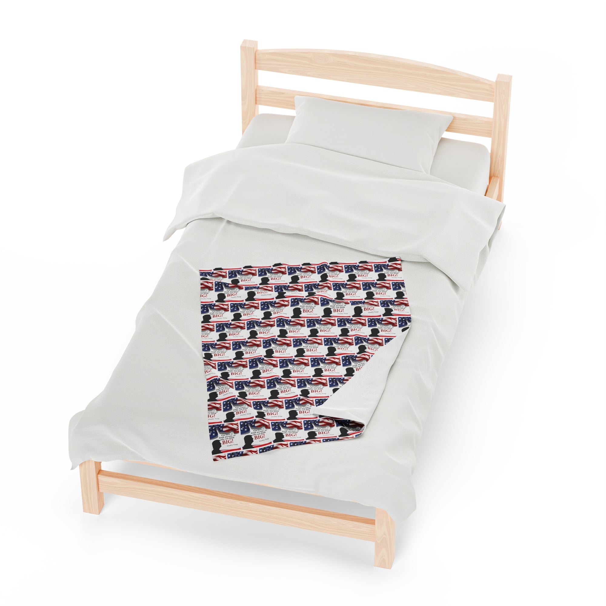 Trump: Think Big Velveteen Plush Blanket