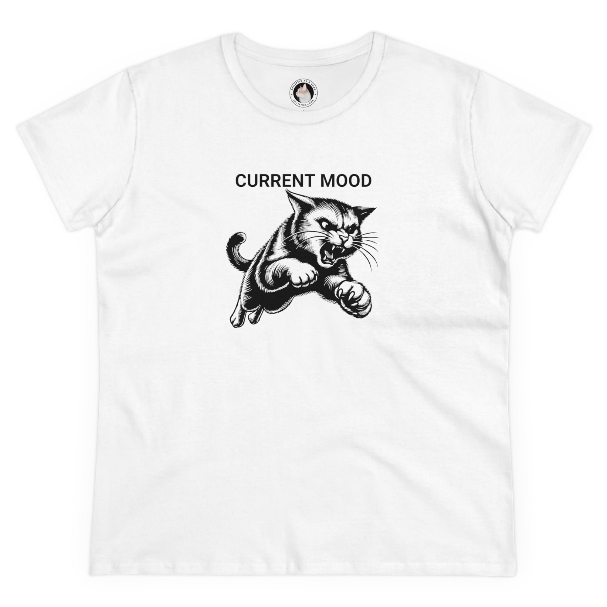 Current Mood: Fightin' Women's Midweight Cotton Tee