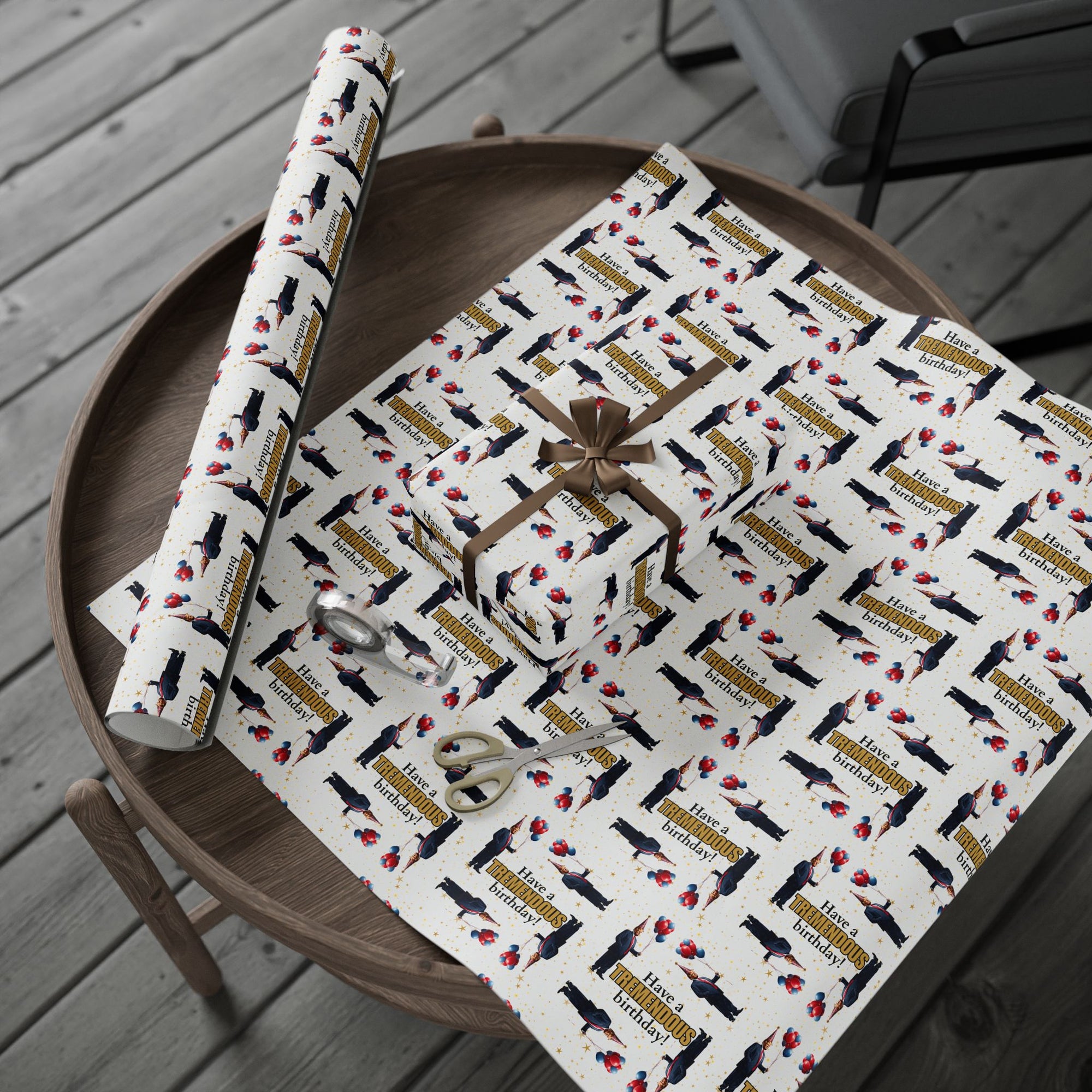 Tremendous Trump Birthday Wrapping Paper