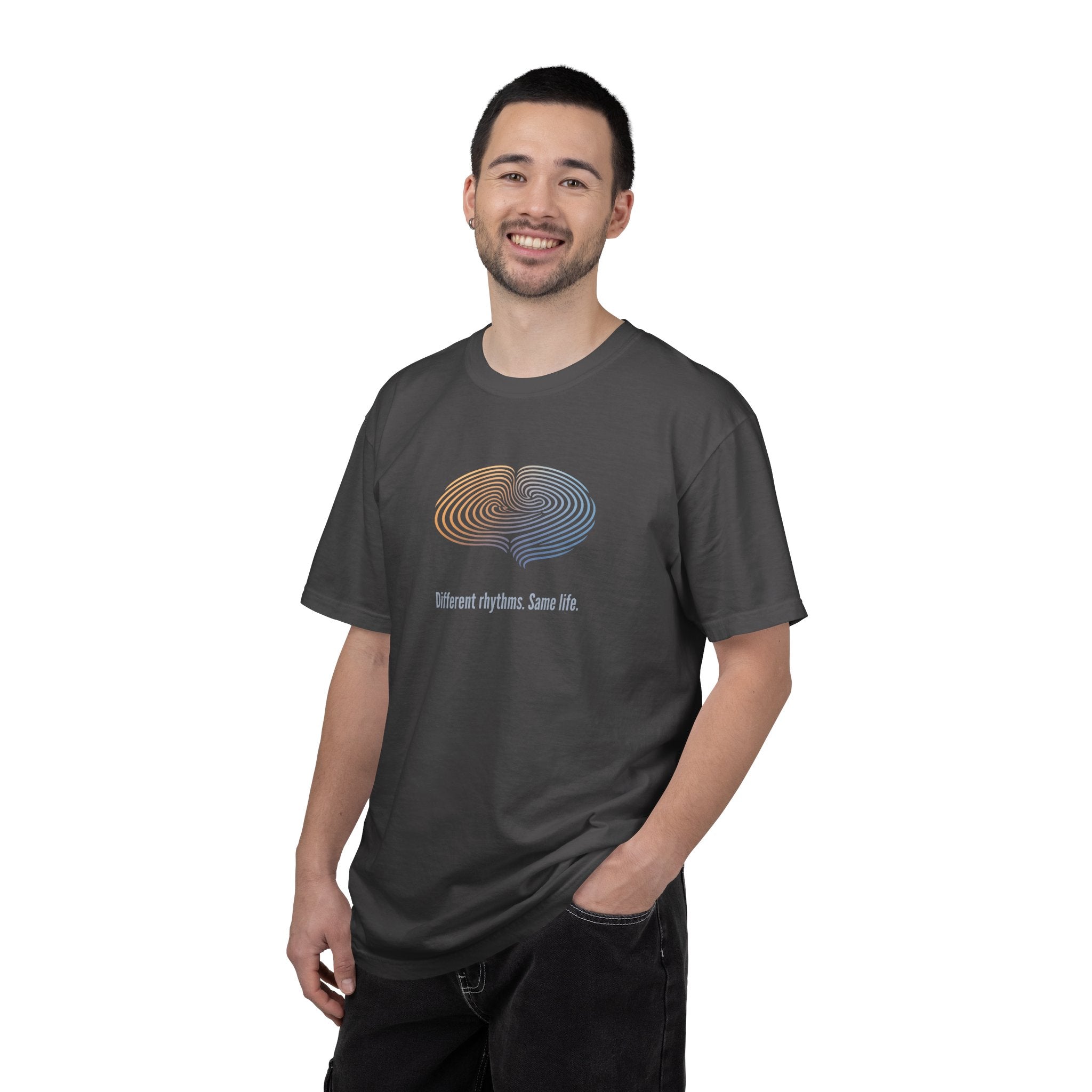 Different Rhythms. Same Life. — Epilepsy Awareness Unisex T-Shirt