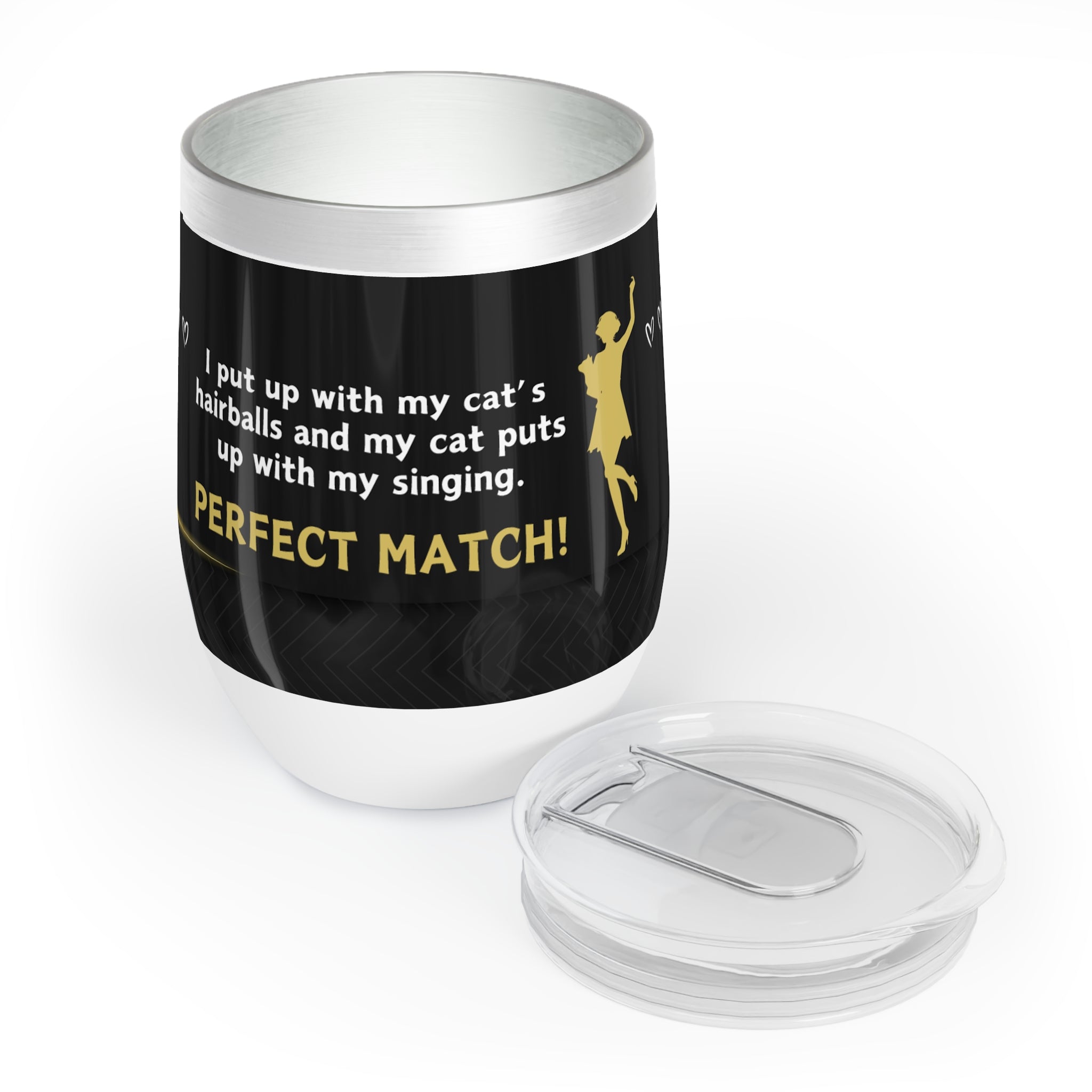 Hairballs & Singing Chill Wine Tumbler - EpiAl's Shop