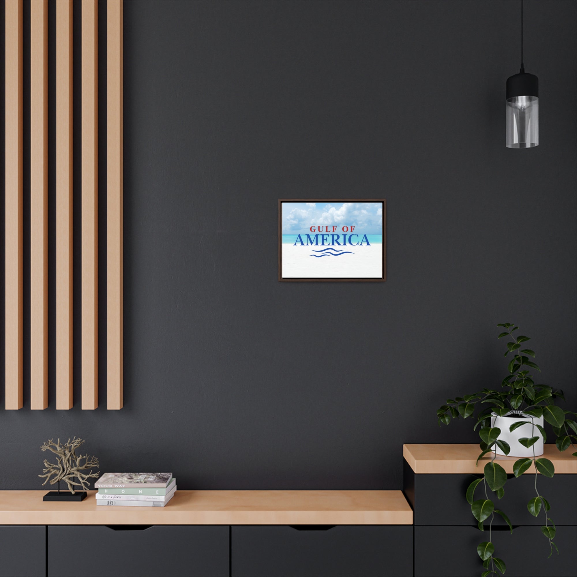 American Gulf Canvas Wrap - Coastal Wall Art for Beach Lovers