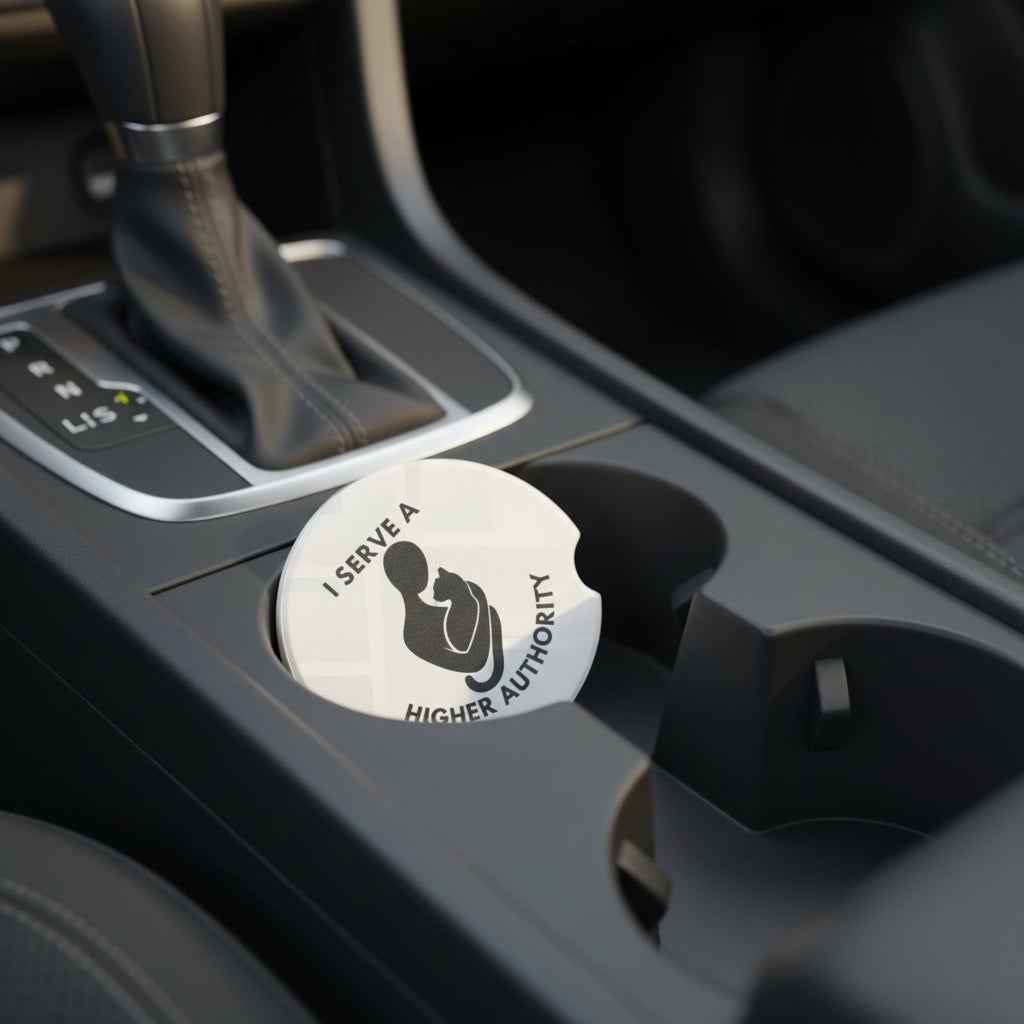 Car Coaster for People Who Answer to Cats