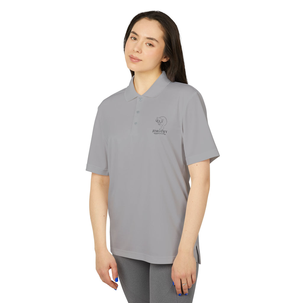 Jimothy Approved Performance Polo | Embroidered Funny Raccoon Golf Shirt