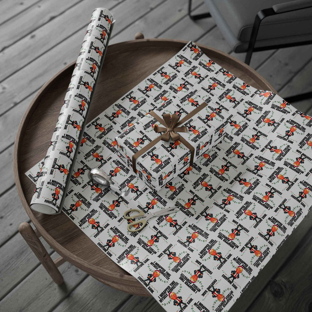 I Wrapped This Myself Wrapping Paper – Political Parody