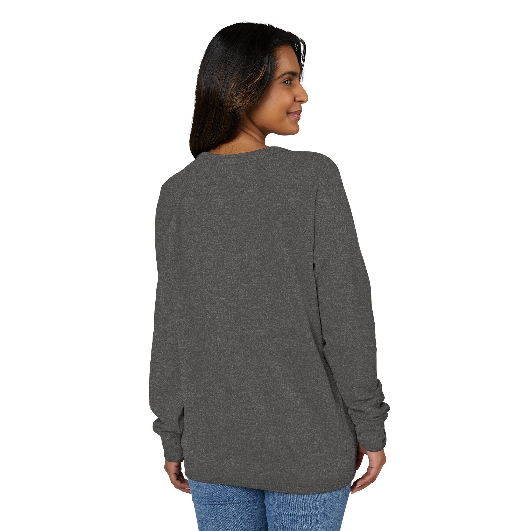 The Cat Saw It, Too Halloween Pocket Crewneck Sweatshirt