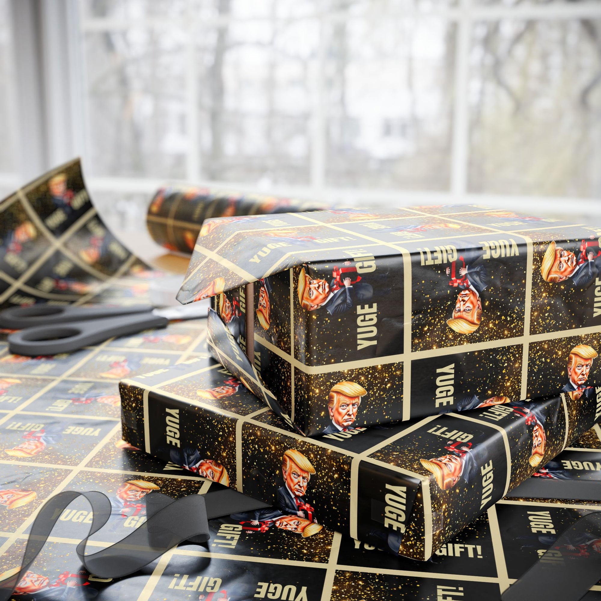Trump's Yuge Gift All Occasion Wrapping Paper