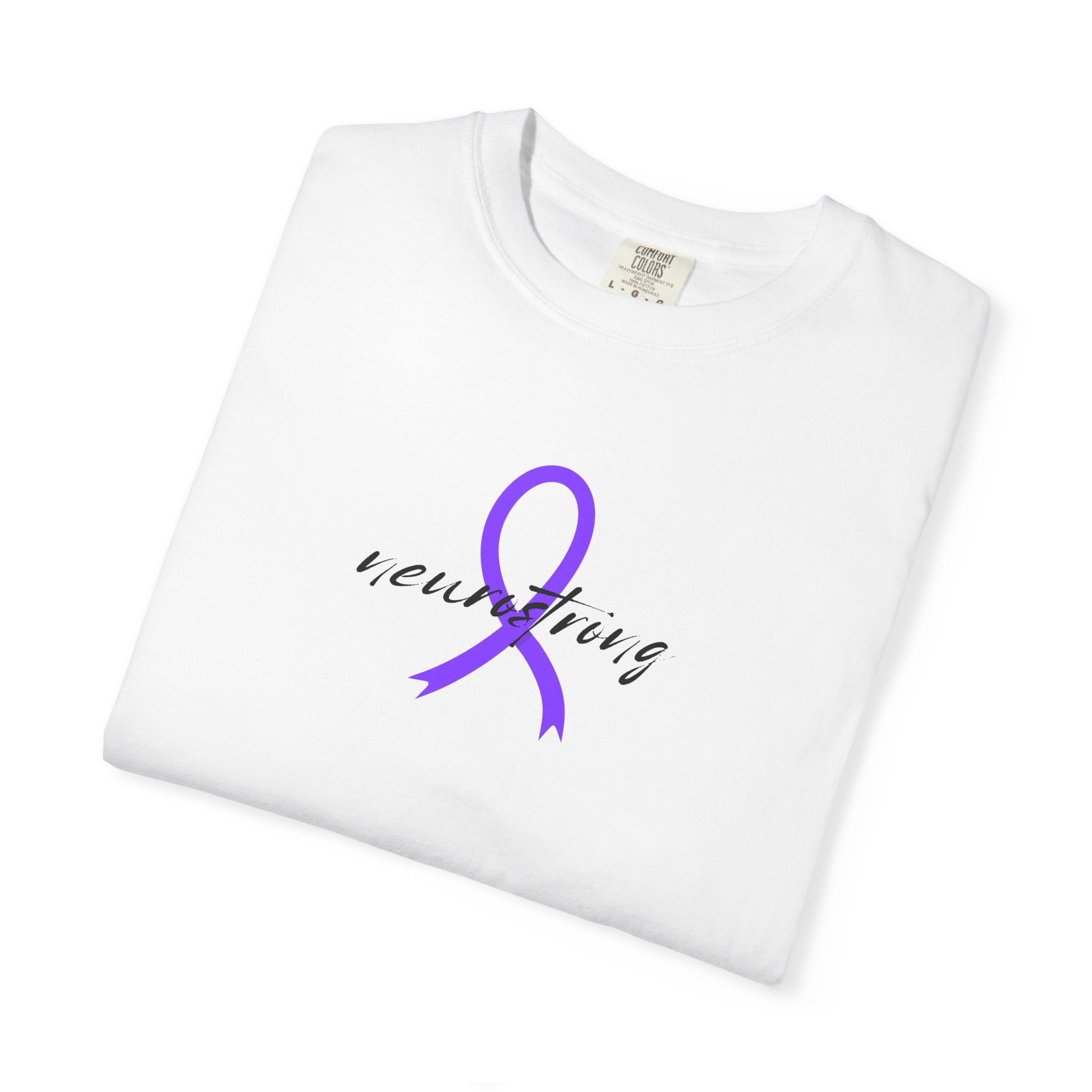 Neurostrong Epilepsy Awareness T-Shirt | Purple Ribbon Tee