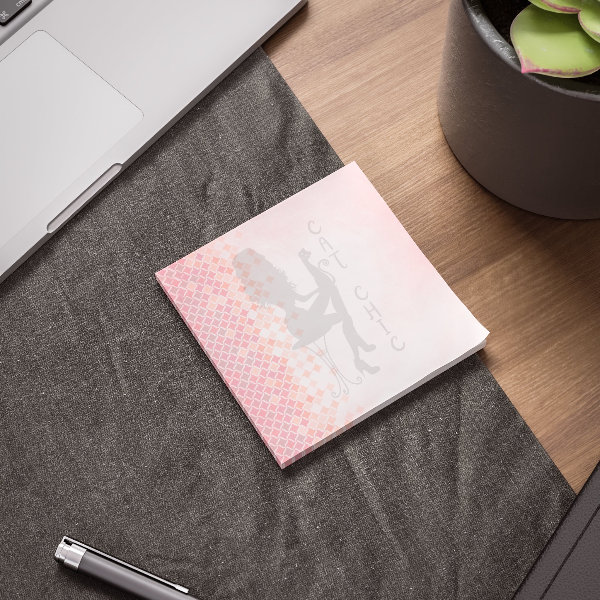 Photo depicting the ​Cat Chic Post-it® Note Pads from EpiAl's Shop.