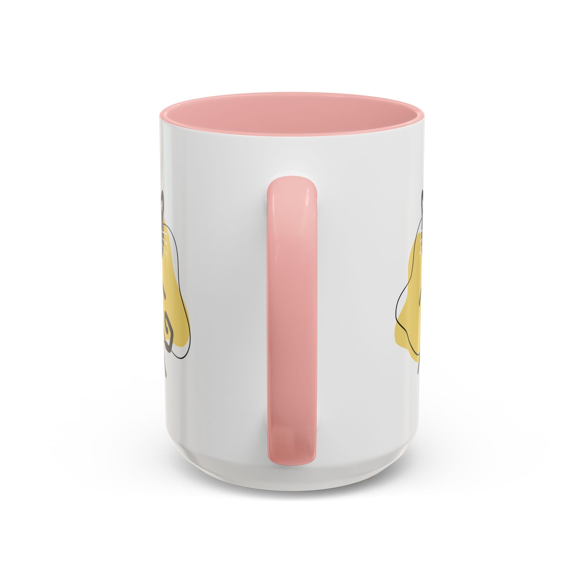 Playful Cat Accent Coffee Mug - 11oz & 15oz