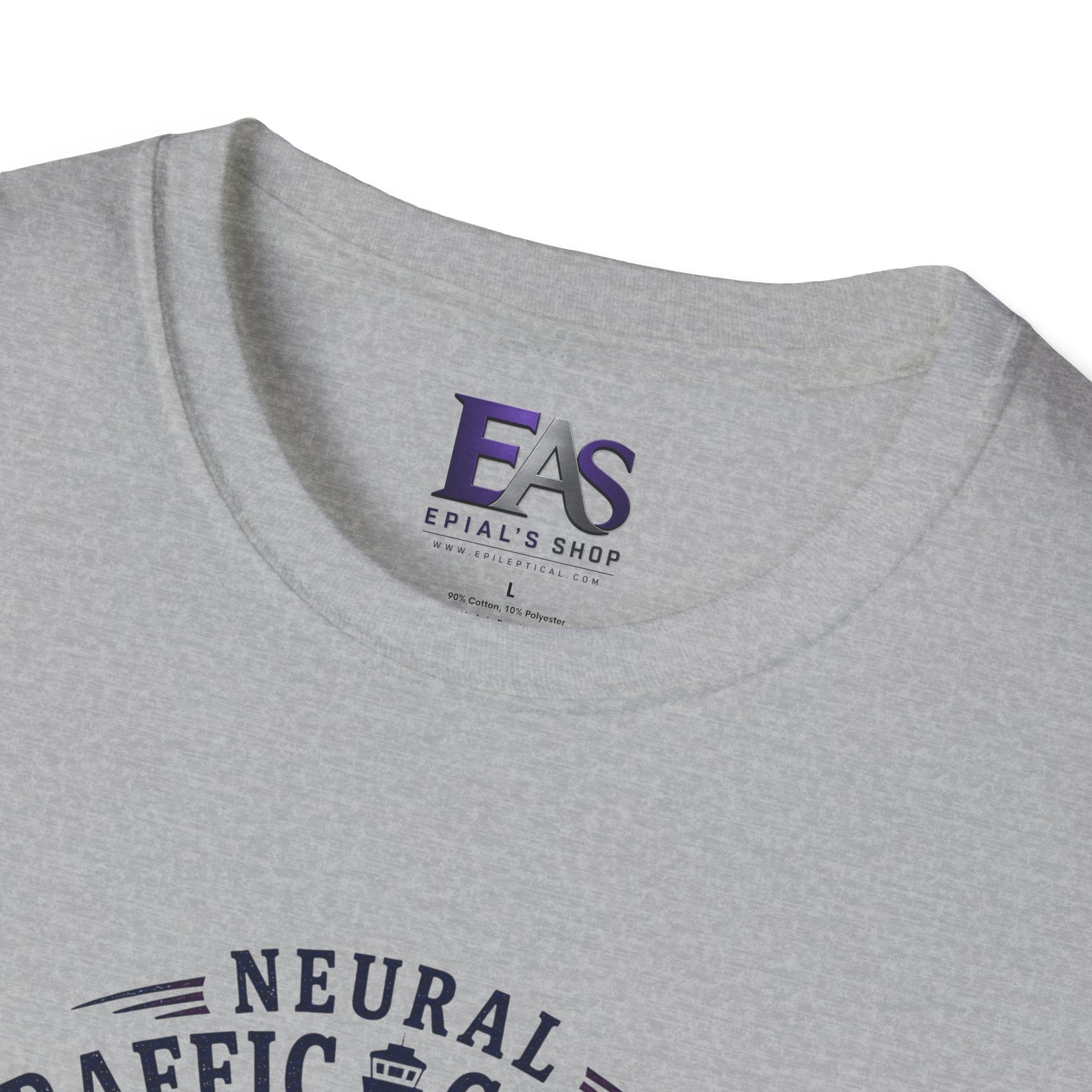 Neural Traffic Control T-Shirt | Brain Radar Graphic Tee
